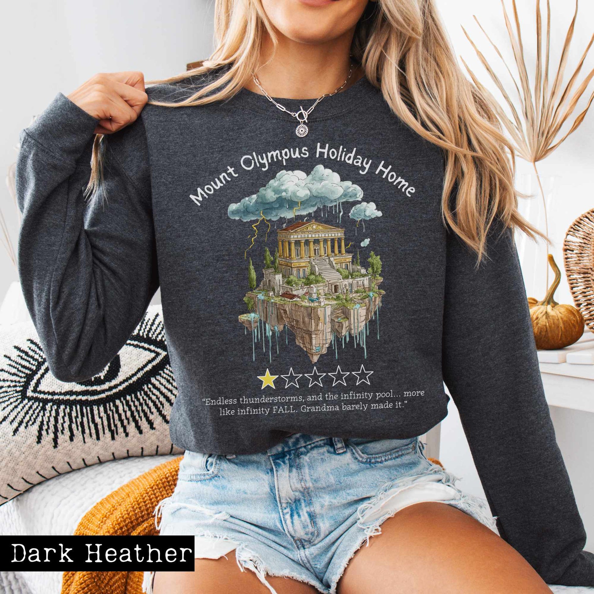 Sweatshirt Mount Olympus Holiday Home Sweatshirt The Mystic Eden