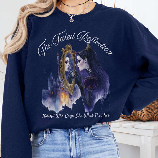 Sweatshirt Navy / S The Fated Reflection Fairytale Sweatshirt The Mystic Eden