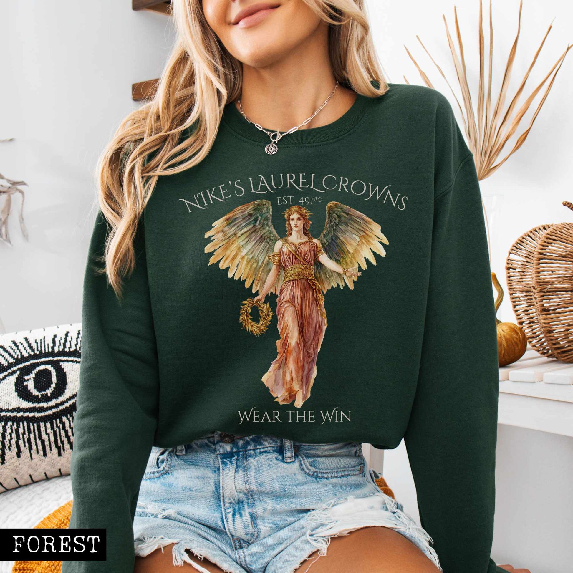 Sweatshirt Nike's Laurel Crowns Sweatshirt The Mystic Eden