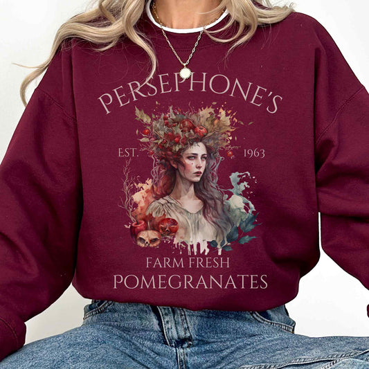 Sweatshirt Persephone Sweatshirt Greek Mythology Sweater The Mystic Eden