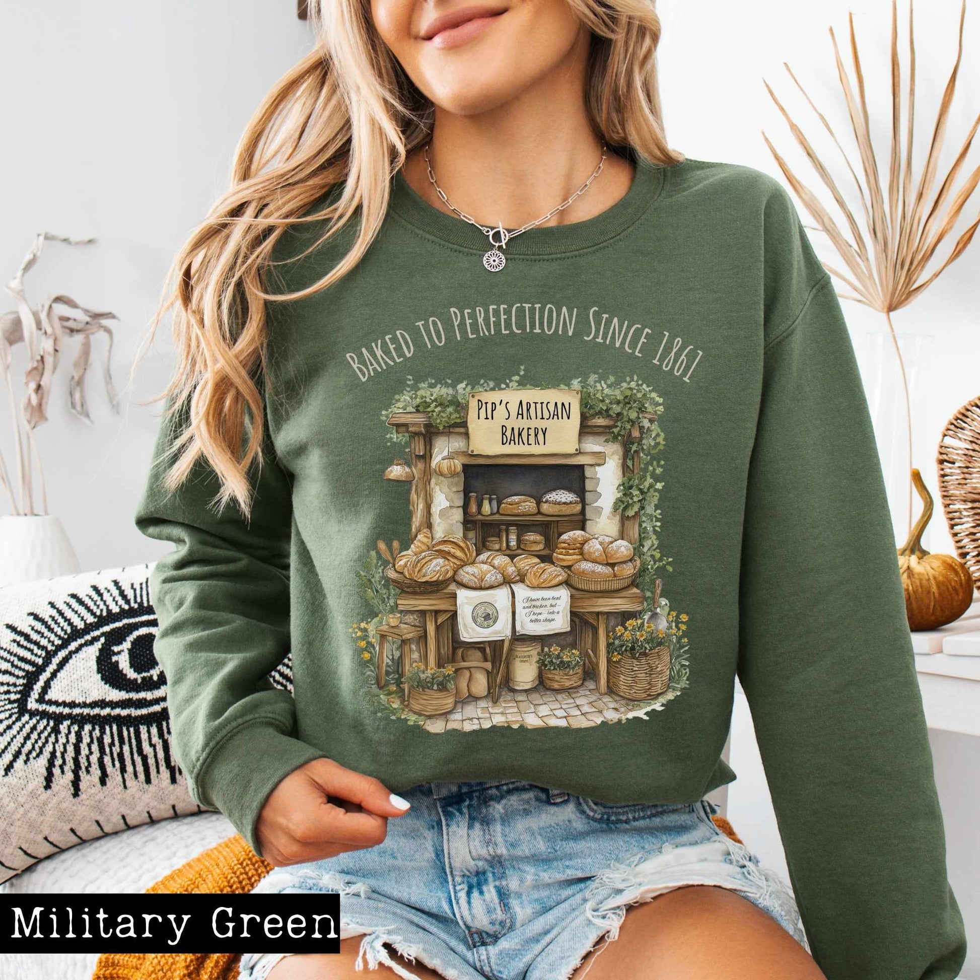 Sweatshirt Pip's Artisan Bakery Sweatshirt The Mystic Eden