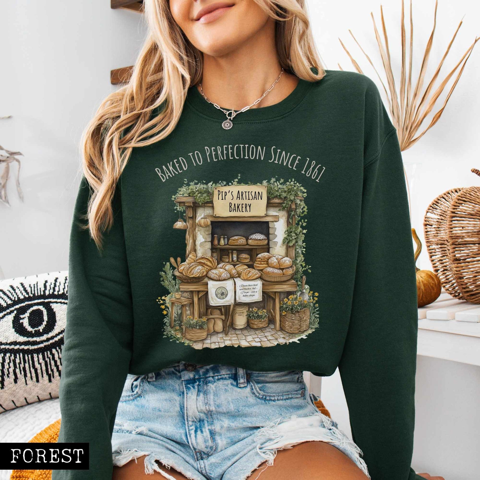 Sweatshirt Pip's Artisan Bakery Sweatshirt The Mystic Eden