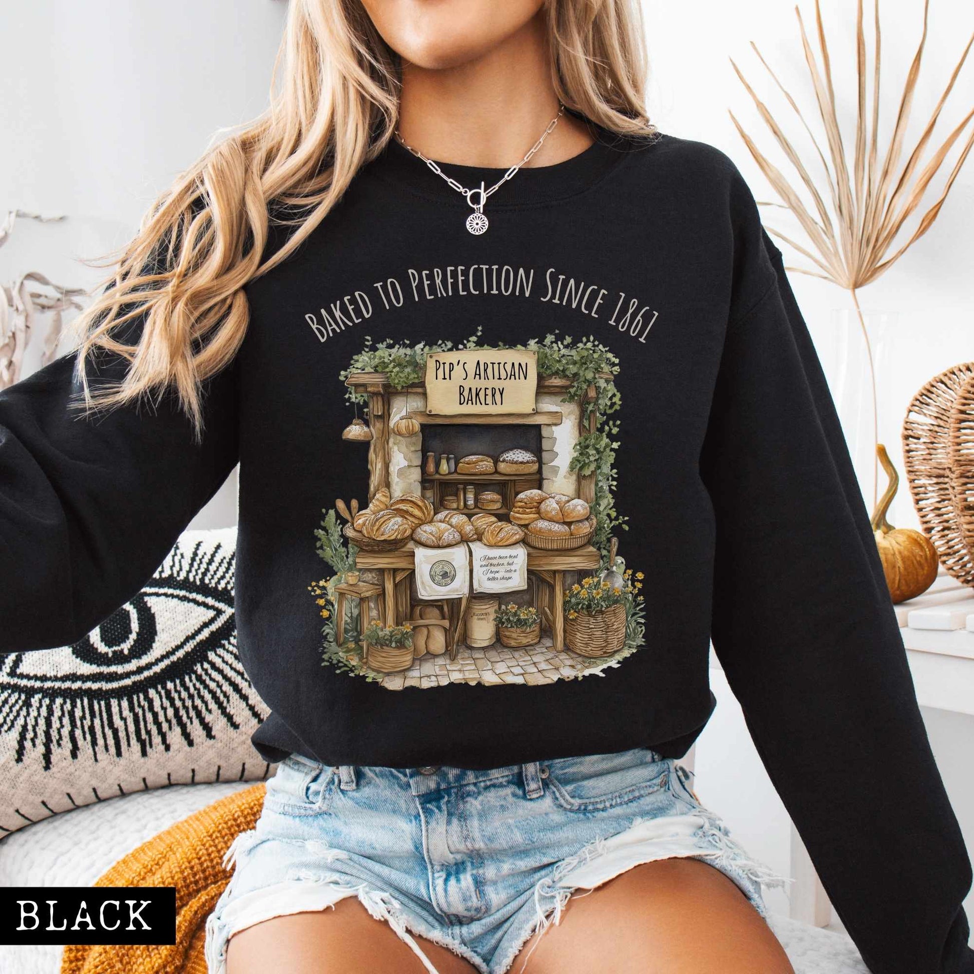 Sweatshirt Pip's Artisan Bakery Sweatshirt The Mystic Eden