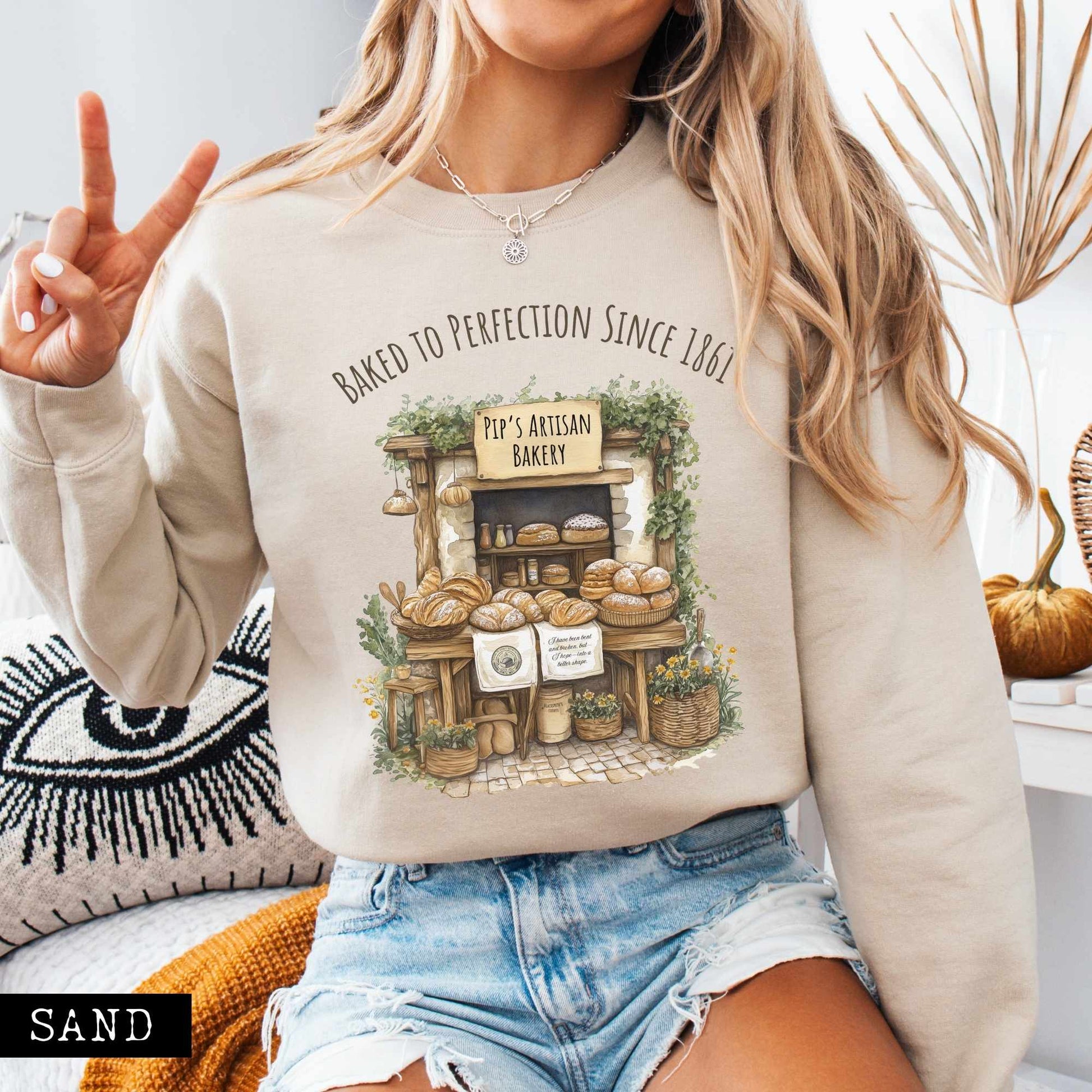 Sweatshirt Pip's Artisan Bakery Sweatshirt The Mystic Eden