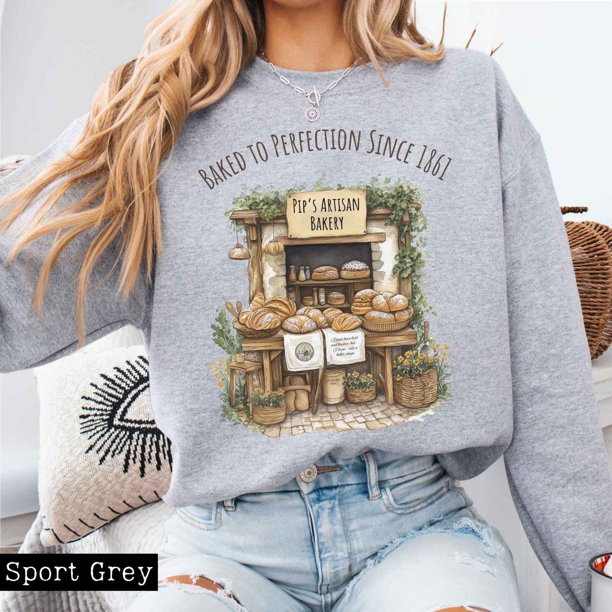 Sweatshirt Pip's Artisan Bakery Sweatshirt The Mystic Eden