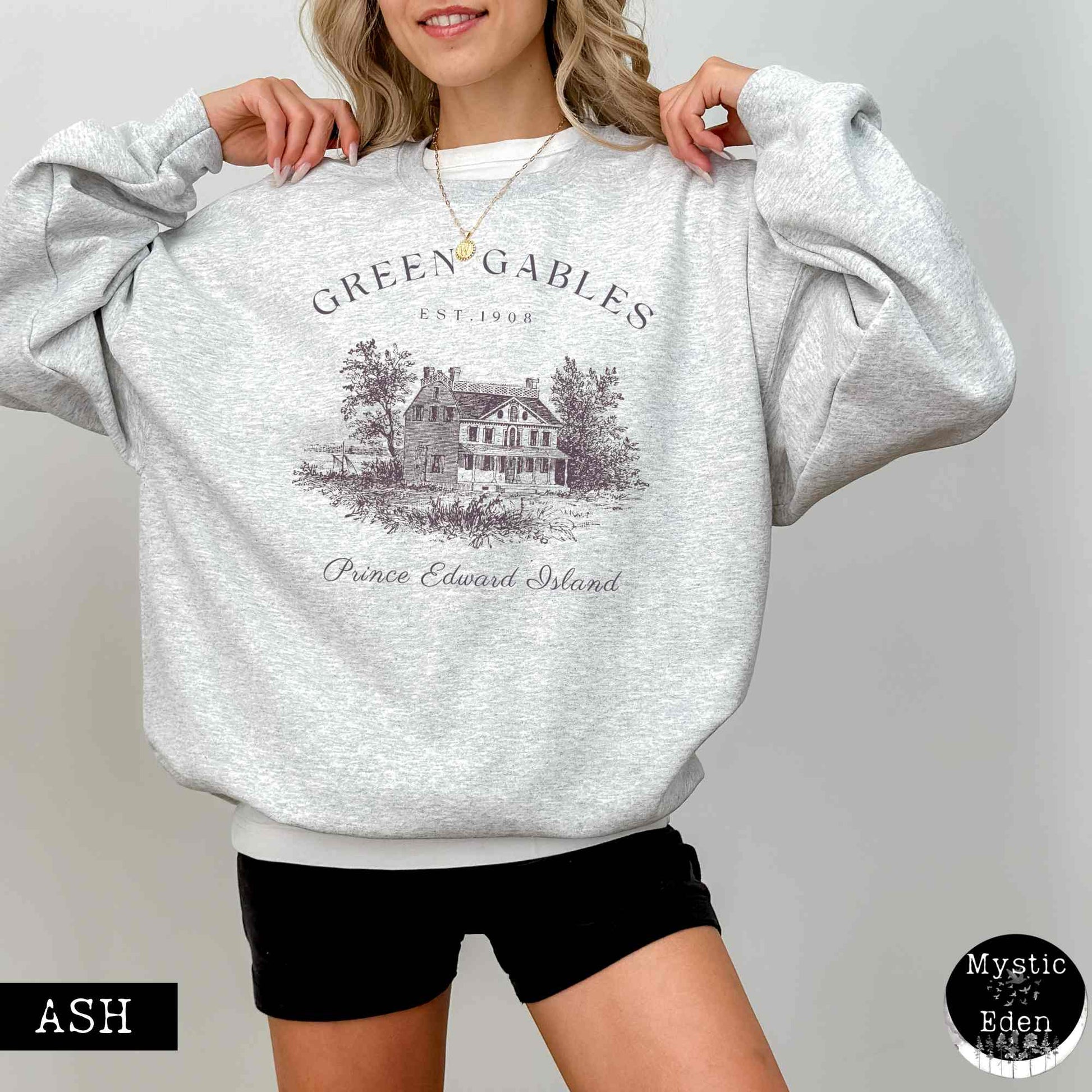 Sweatshirt S / Ash Anne of Green Gables Sweatshirt The Mystic Eden