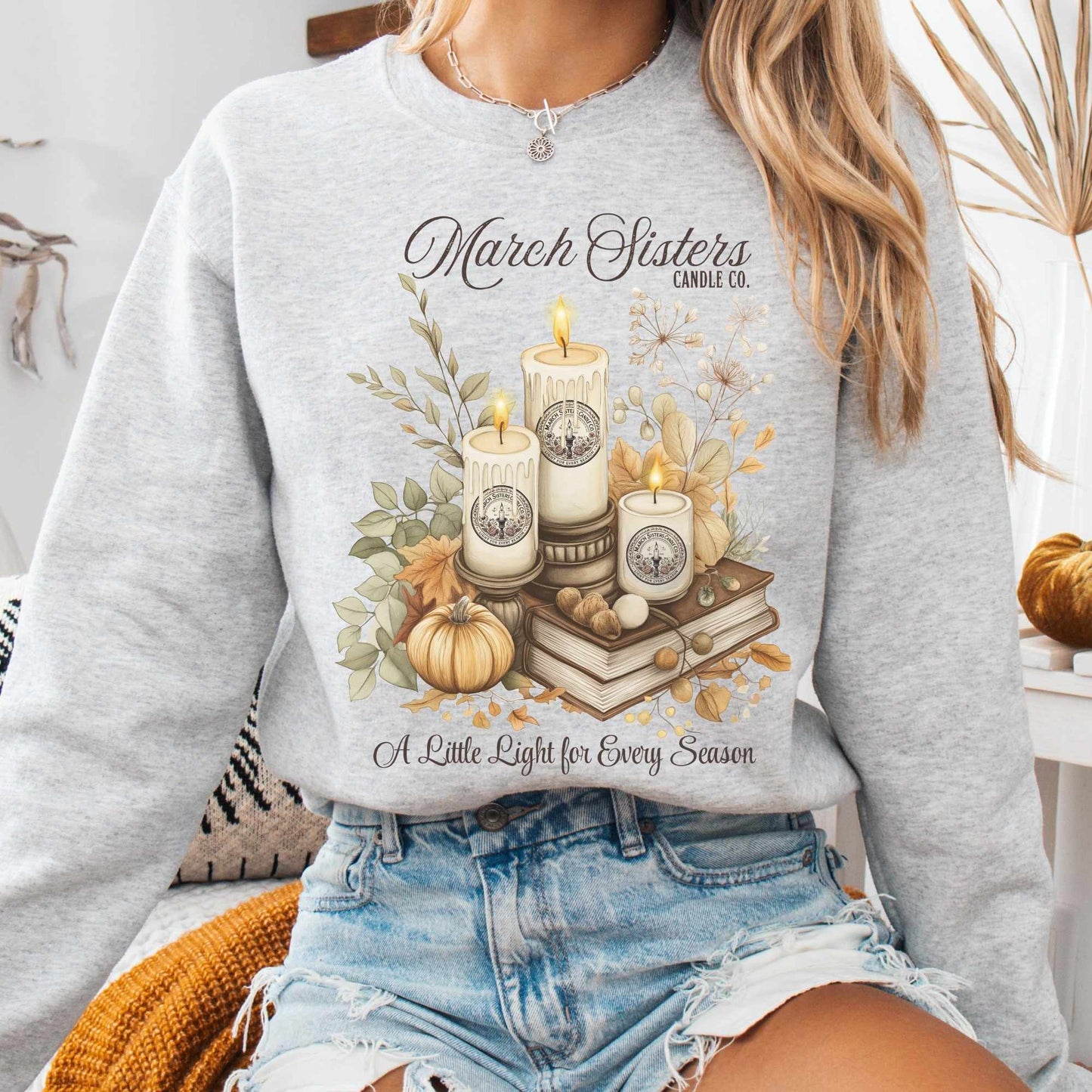 Sweatshirt S / Ash March Sisters Candle Co. Sweatshirt The Mystic Eden