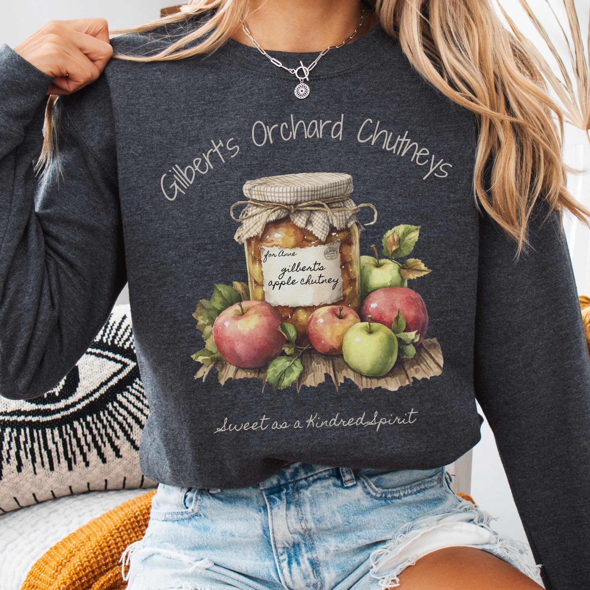 Sweatshirt S / Dark Heather Gilbert's Orchard Chutneys Sweatshirt The Mystic Eden
