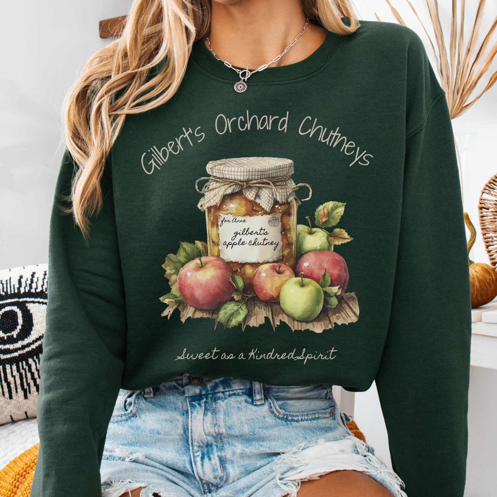 Sweatshirt S / Forest Green Gilbert's Orchard Chutneys Sweatshirt The Mystic Eden