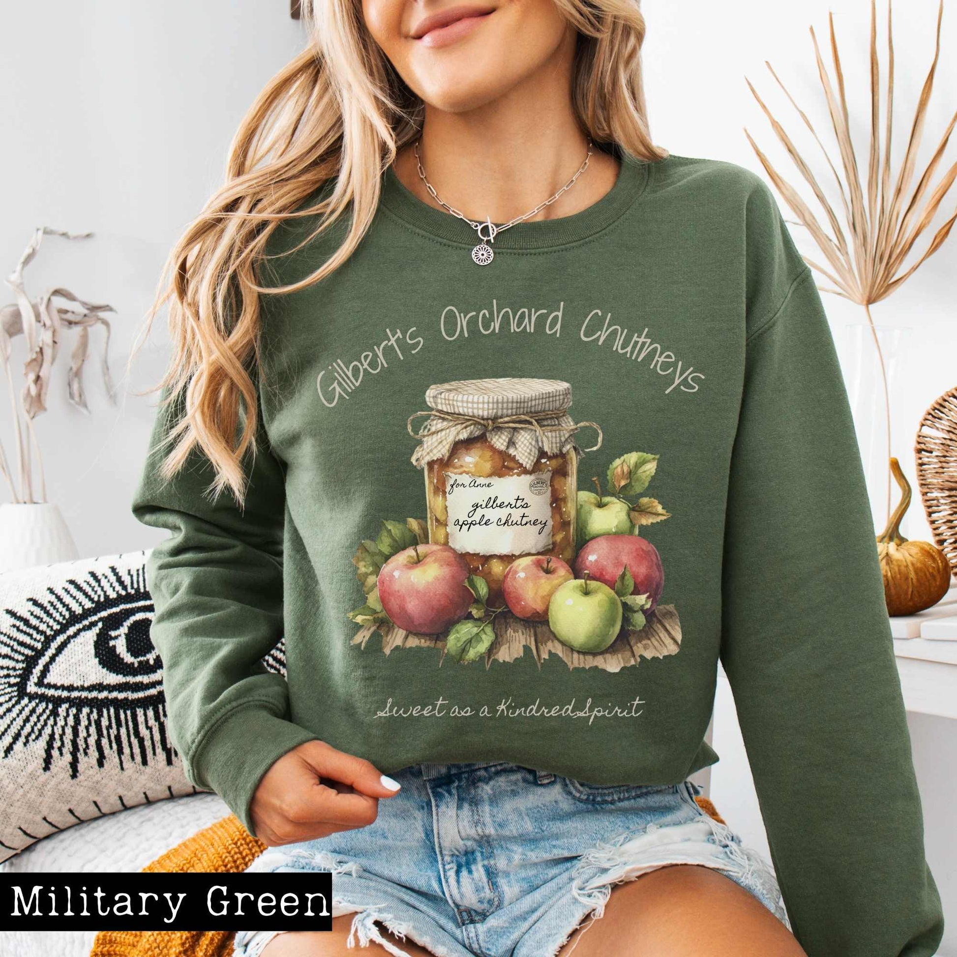 Sweatshirt S / Military Green Gilbert's Orchard Chutneys Sweatshirt The Mystic Eden