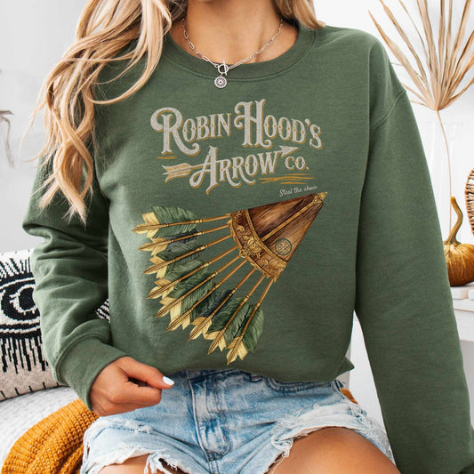 Sweatshirt S / Military Green Robin Hood's Arrow Co. Sweatshirt The Mystic Eden