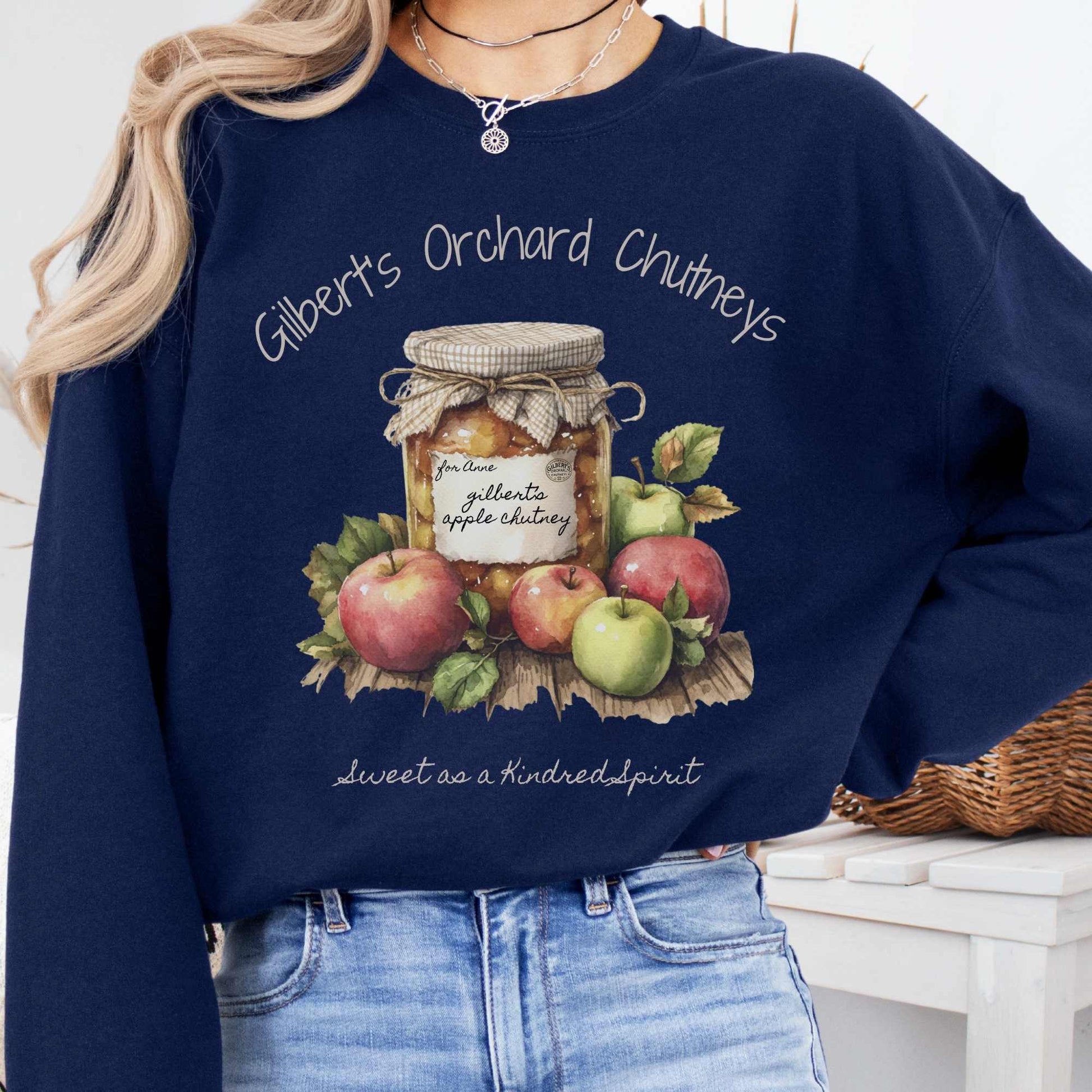 Sweatshirt S / Navy Gilbert's Orchard Chutneys Sweatshirt The Mystic Eden