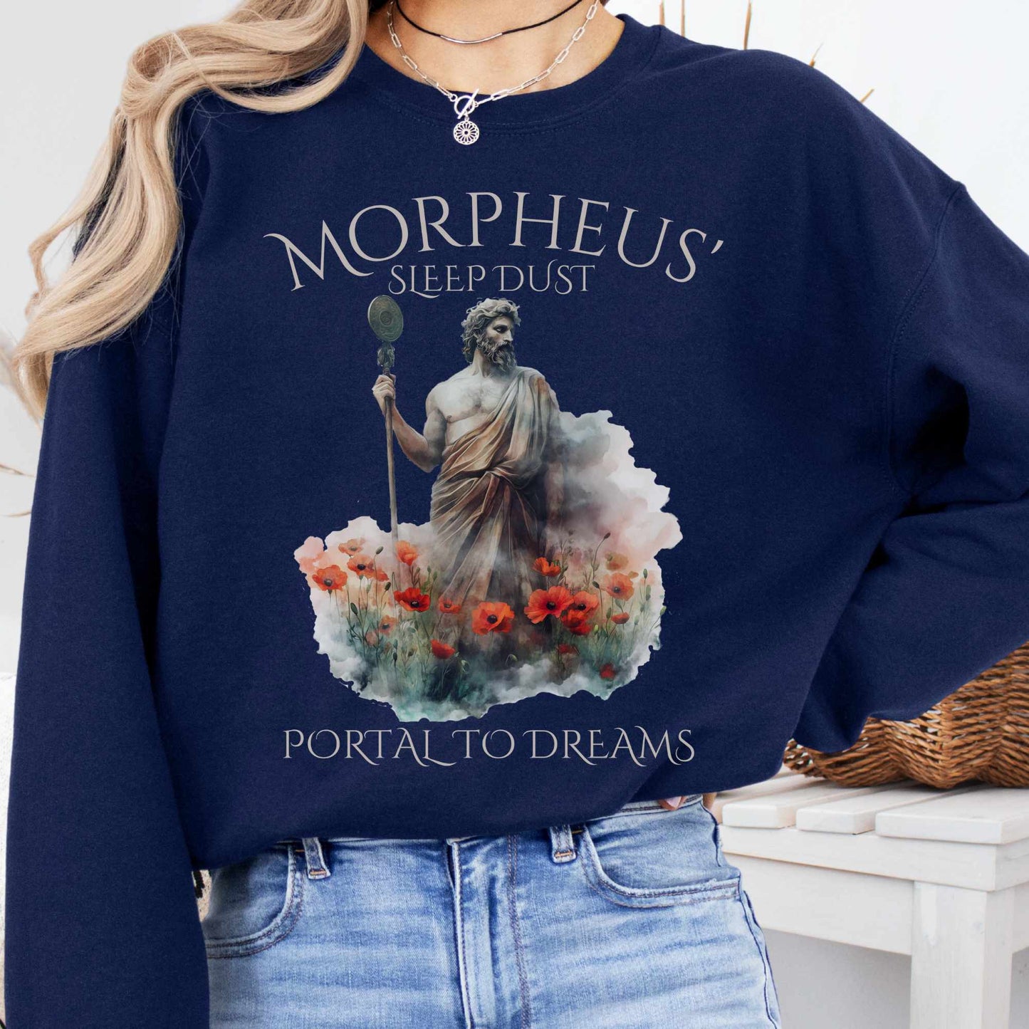 Sweatshirt S / Navy Morpheus' Sleep Dust Sweatshirt The Mystic Eden