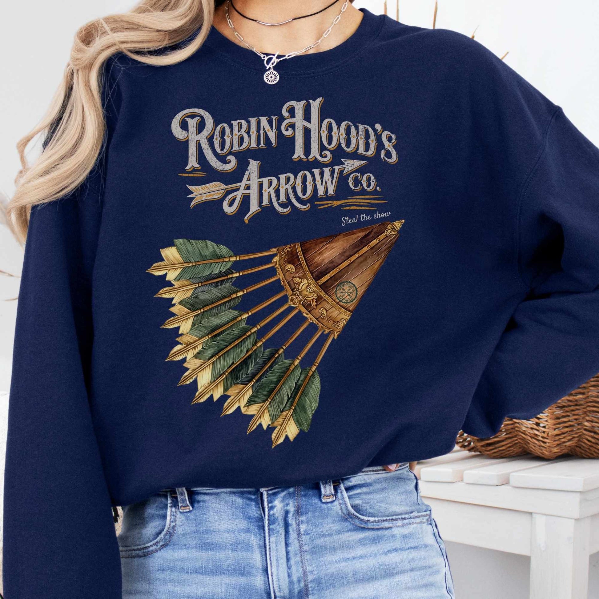 Sweatshirt S / Navy Robin Hood's Arrow Co. Sweatshirt The Mystic Eden