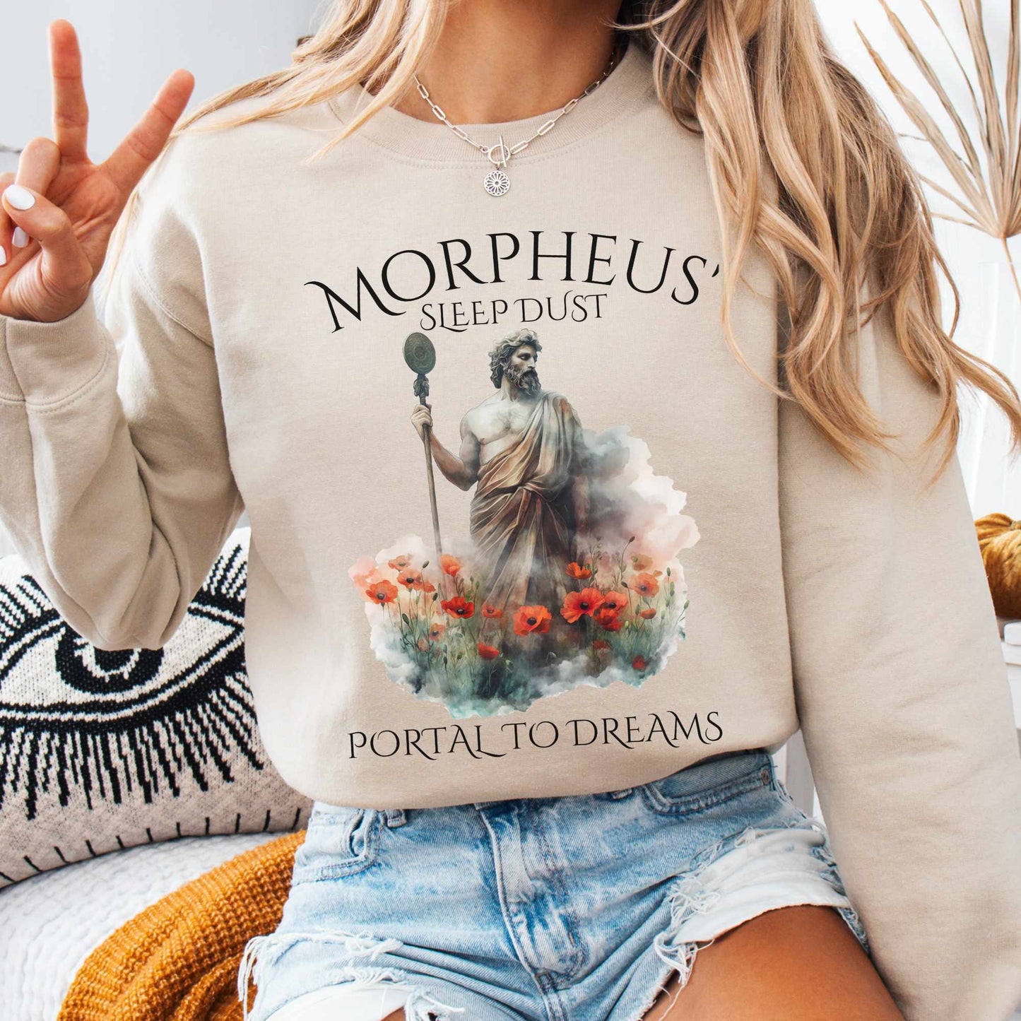 Sweatshirt S / Sand Morpheus' Sleep Dust Sweatshirt The Mystic Eden