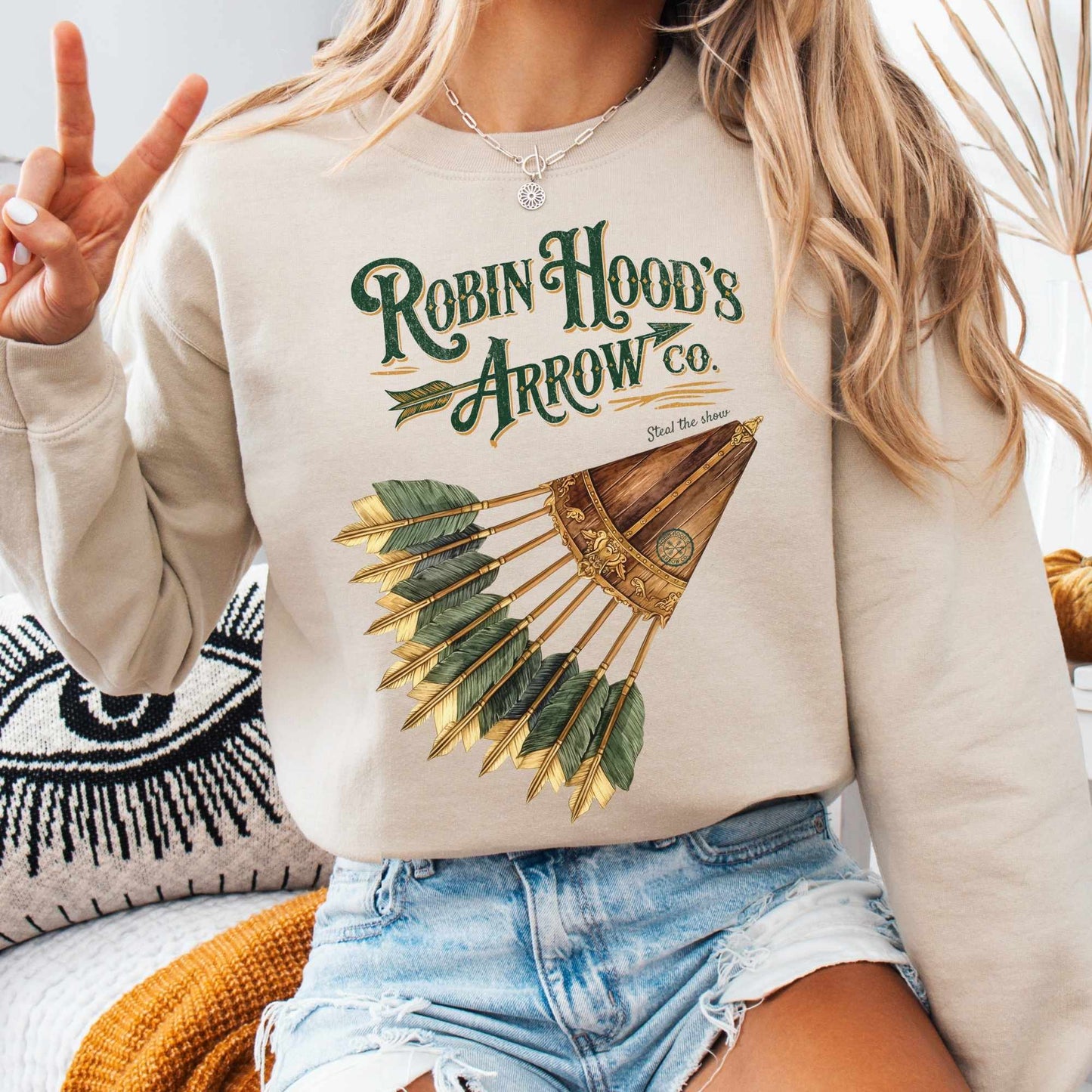Sweatshirt S / Sand Robin Hood's Arrow Co. Sweatshirt The Mystic Eden