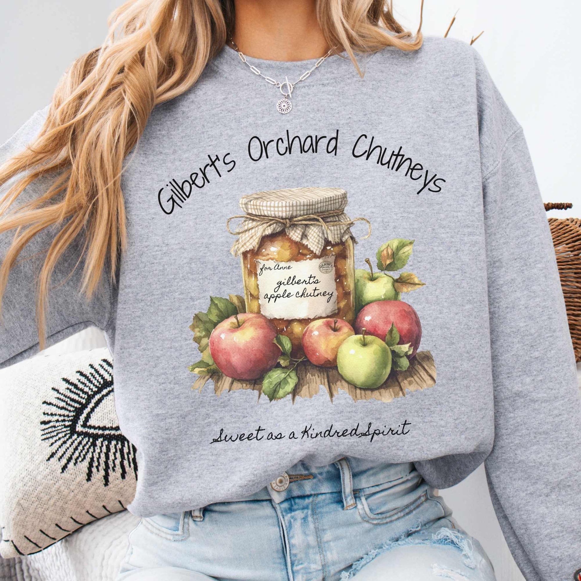 Sweatshirt S / Sport Grey Gilbert's Orchard Chutneys Sweatshirt The Mystic Eden