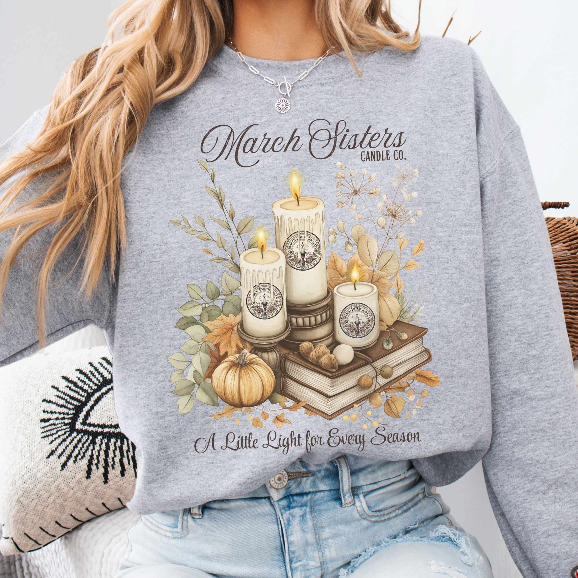Sweatshirt S / Sport Grey March Sisters Candle Co. Sweatshirt The Mystic Eden