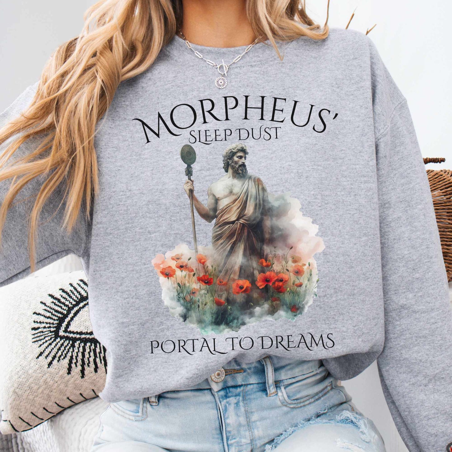 Sweatshirt S / Sport Grey Morpheus' Sleep Dust Sweatshirt The Mystic Eden