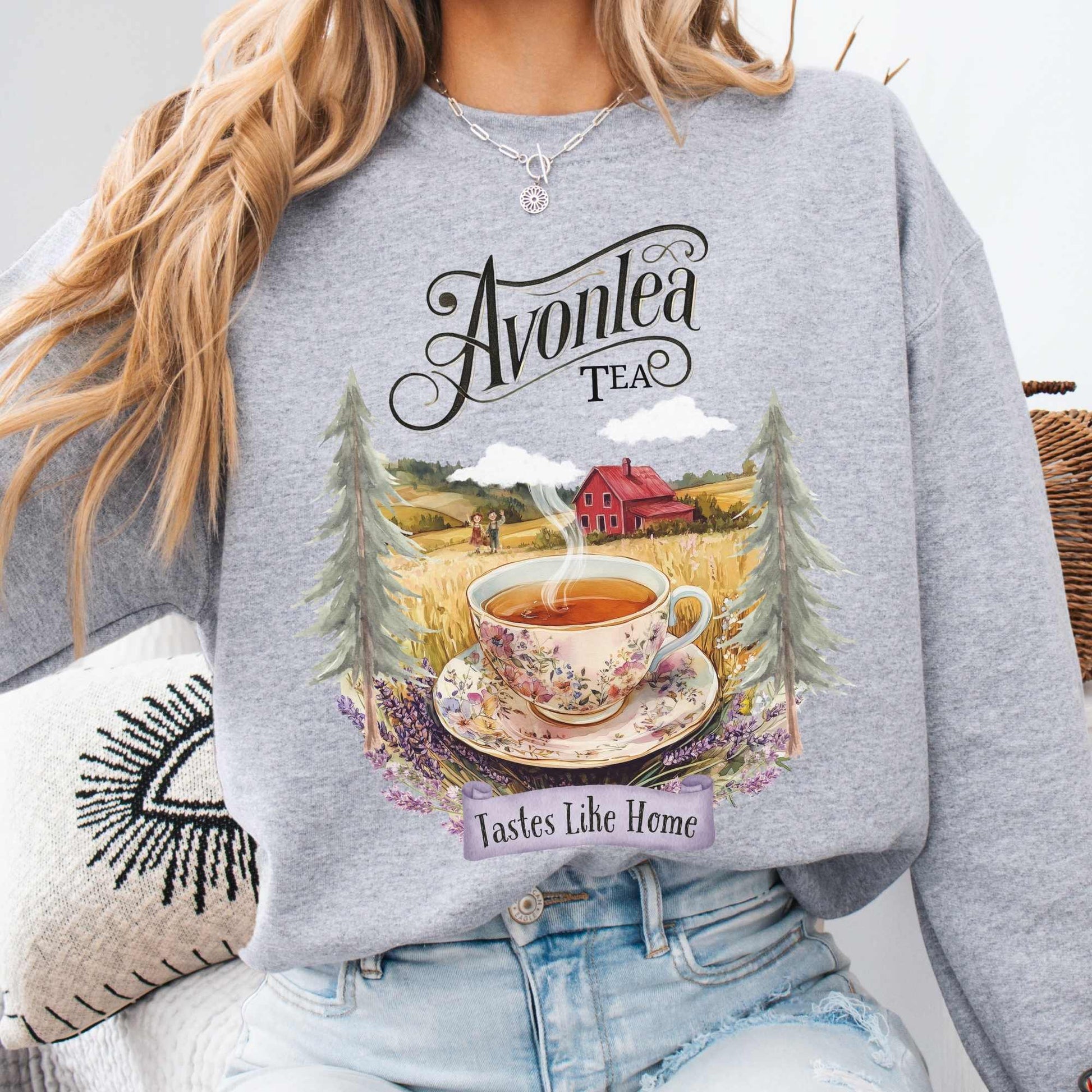 Sweatshirt Sport Grey / S Avonlea Tea Anne of Green Gables Sweatshirt The Mystic Eden