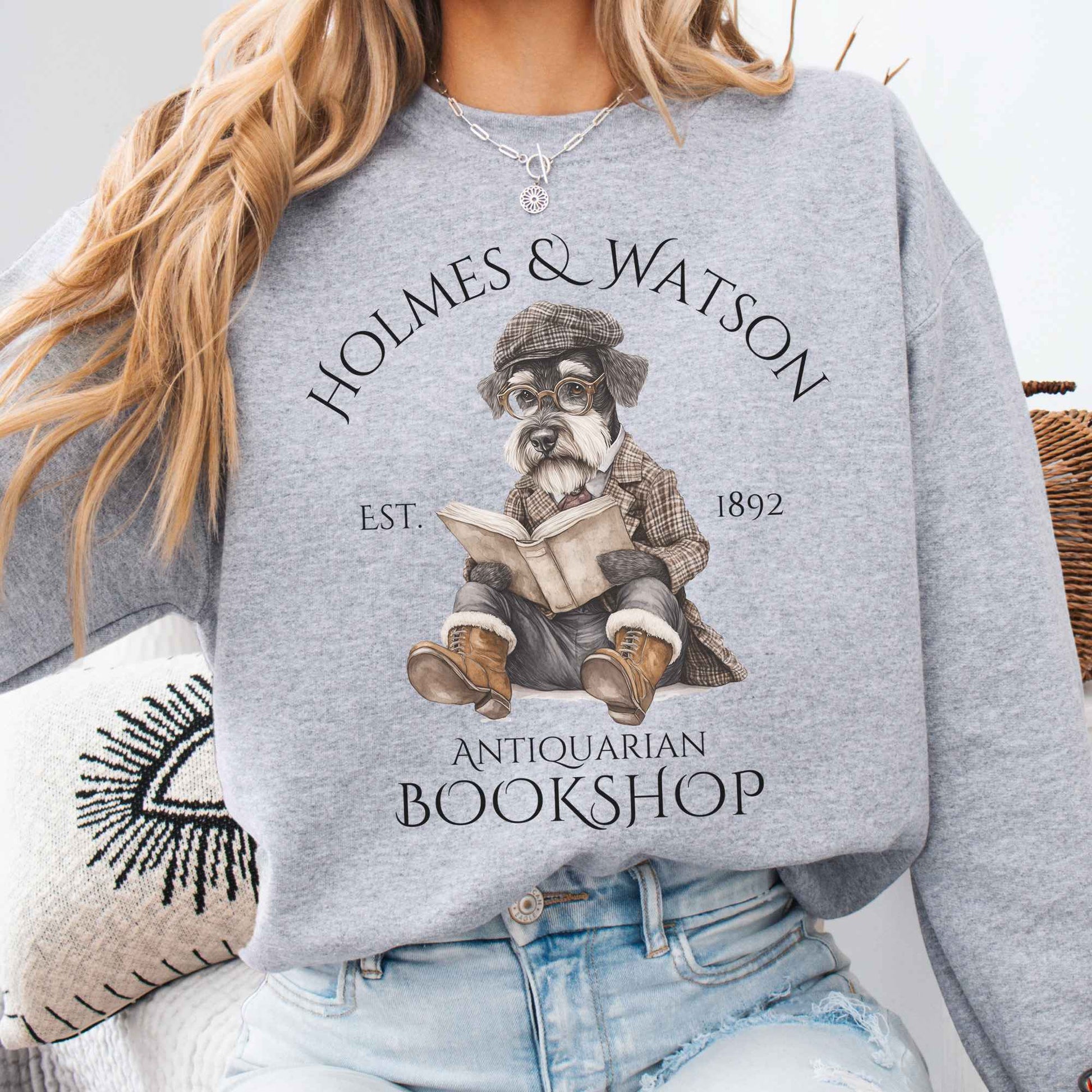 Sweatshirt Sport Grey / S Holmes & Watson Antiquarian Bookshop Sweatshirt The Mystic Eden