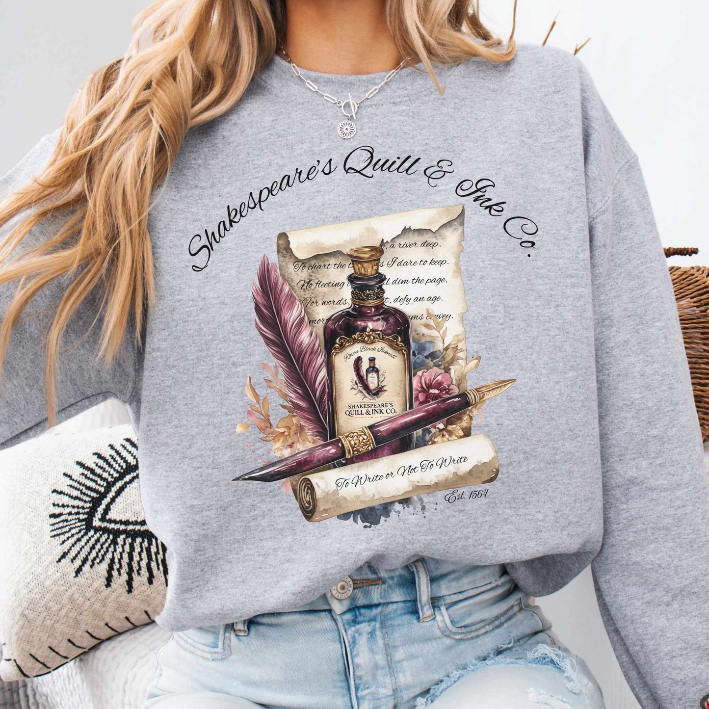Sweatshirt Sport Grey / S Shakespeare's Quill & Ink Co. Sweatshirt The Mystic Eden