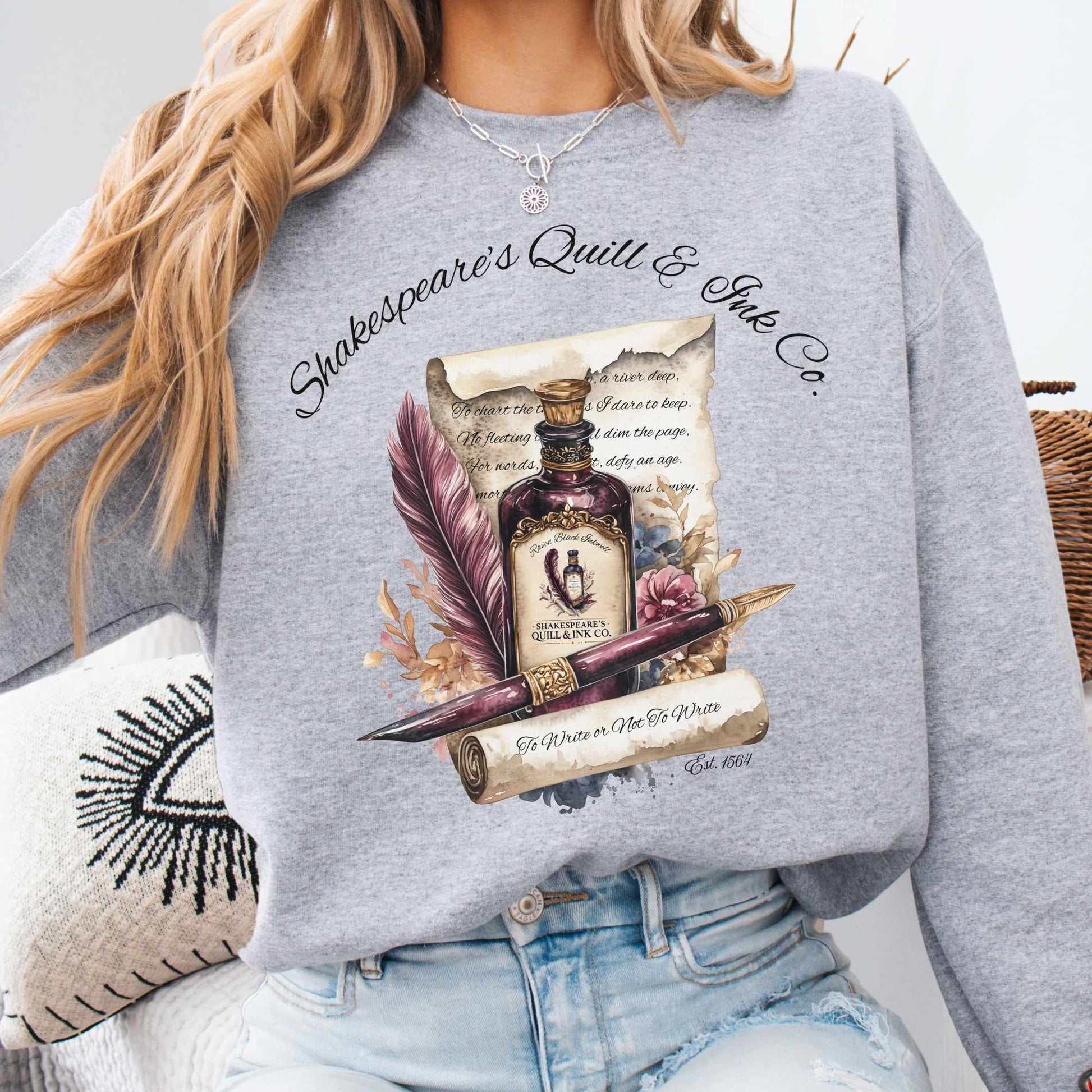 Sweatshirt Sport Grey / S Shakespeare's Quill & Ink Co. Sweatshirt The Mystic Eden