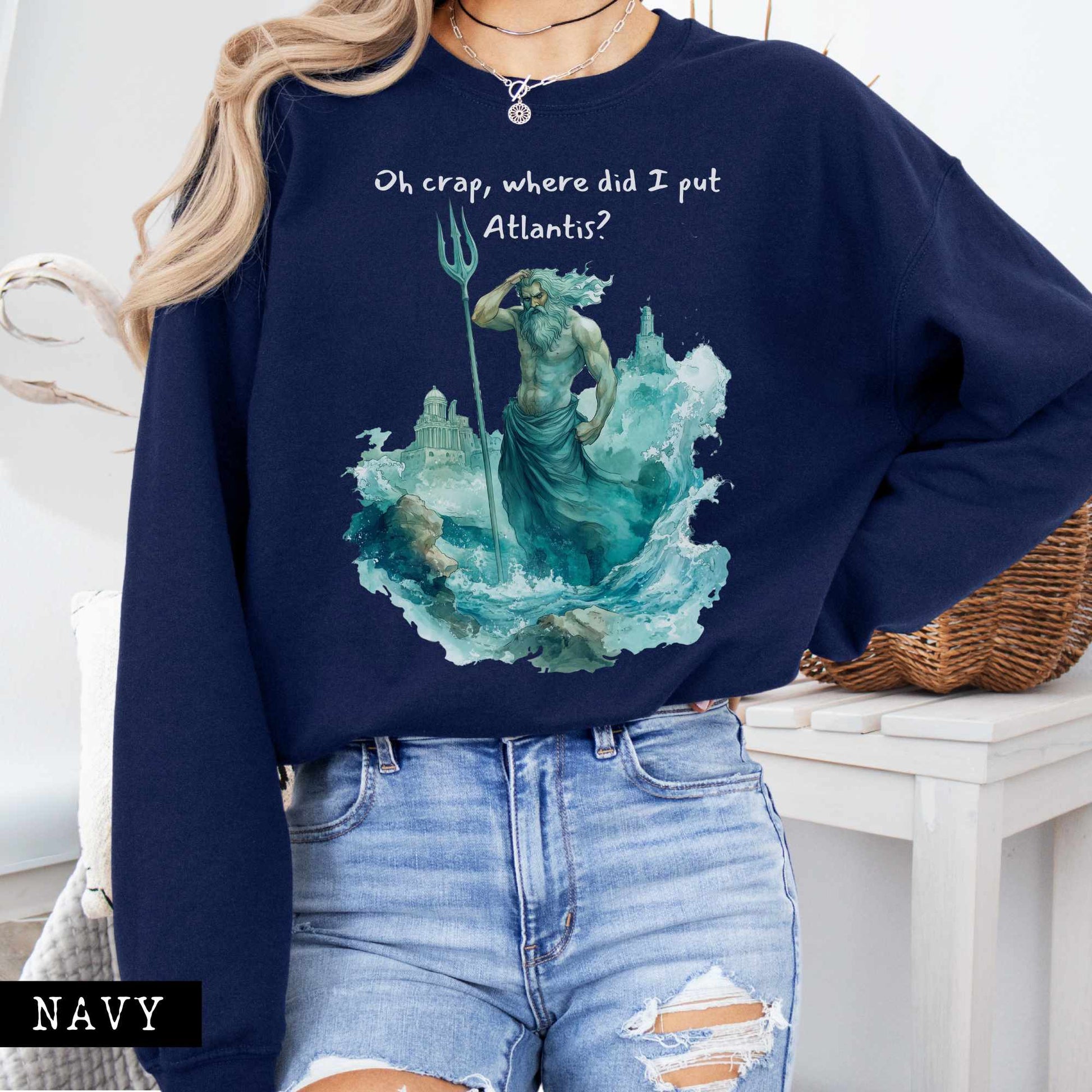 Sweatshirt Where Did I Put Atlantis Sweatshirt The Mystic Eden