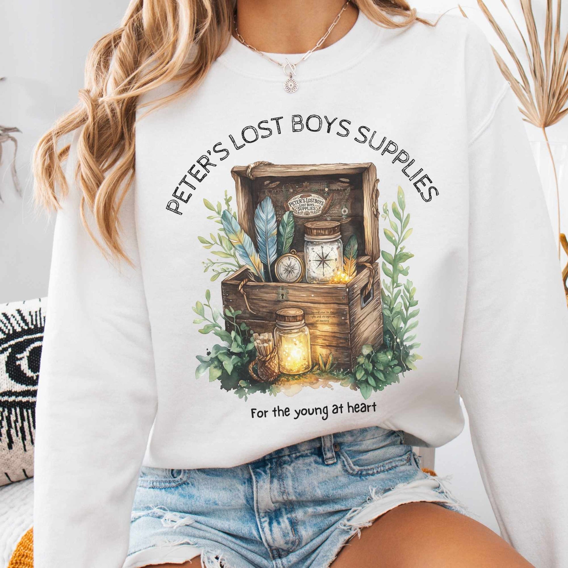 Sweatshirt White / S Peter's Lost Boys Supplies Sweatshirt The Mystic Eden