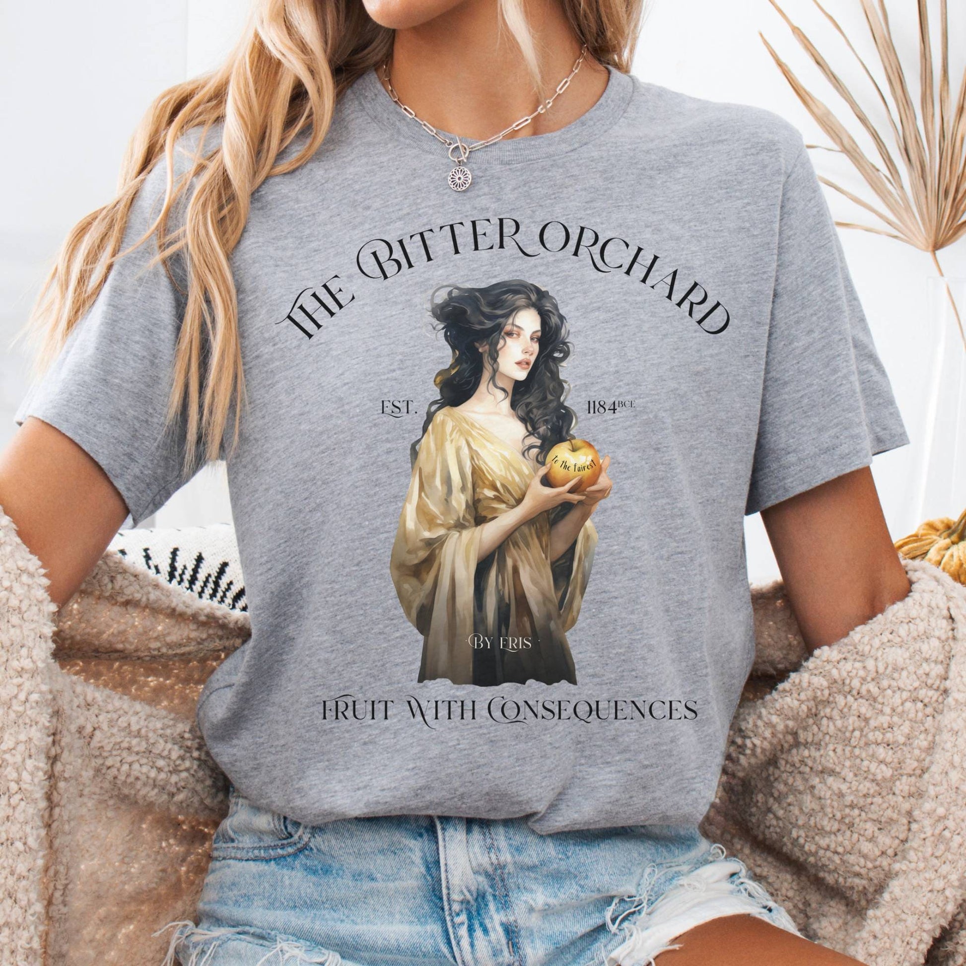T-Shirt Athletic Heather / S The Bitter Orchard Bella + Canvas Tee – Fruit With Consequences The Mystic Eden