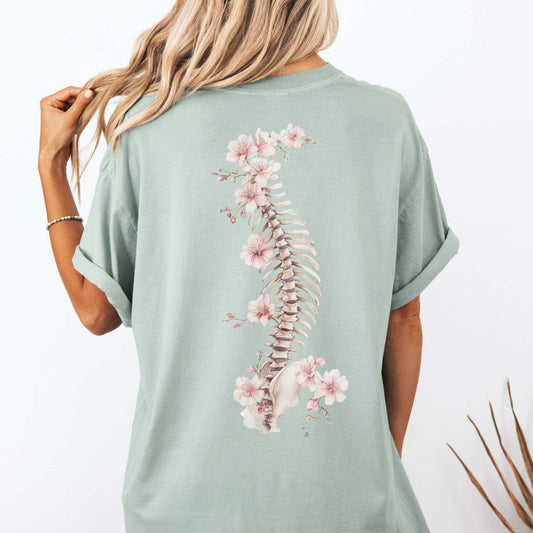 T-Shirt Bay / S Blossom Backbone Shirt The Mystic Eden