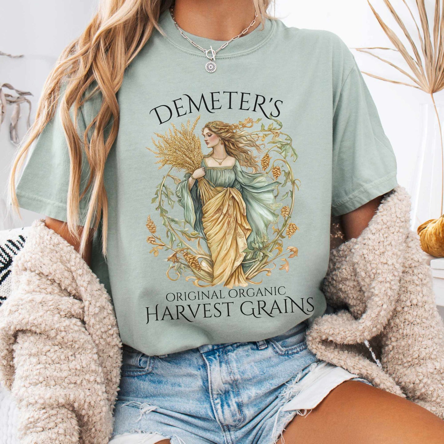 T-Shirt Bay / S Demeter's Original Organic Harvest Grains Tee The Mystic Eden