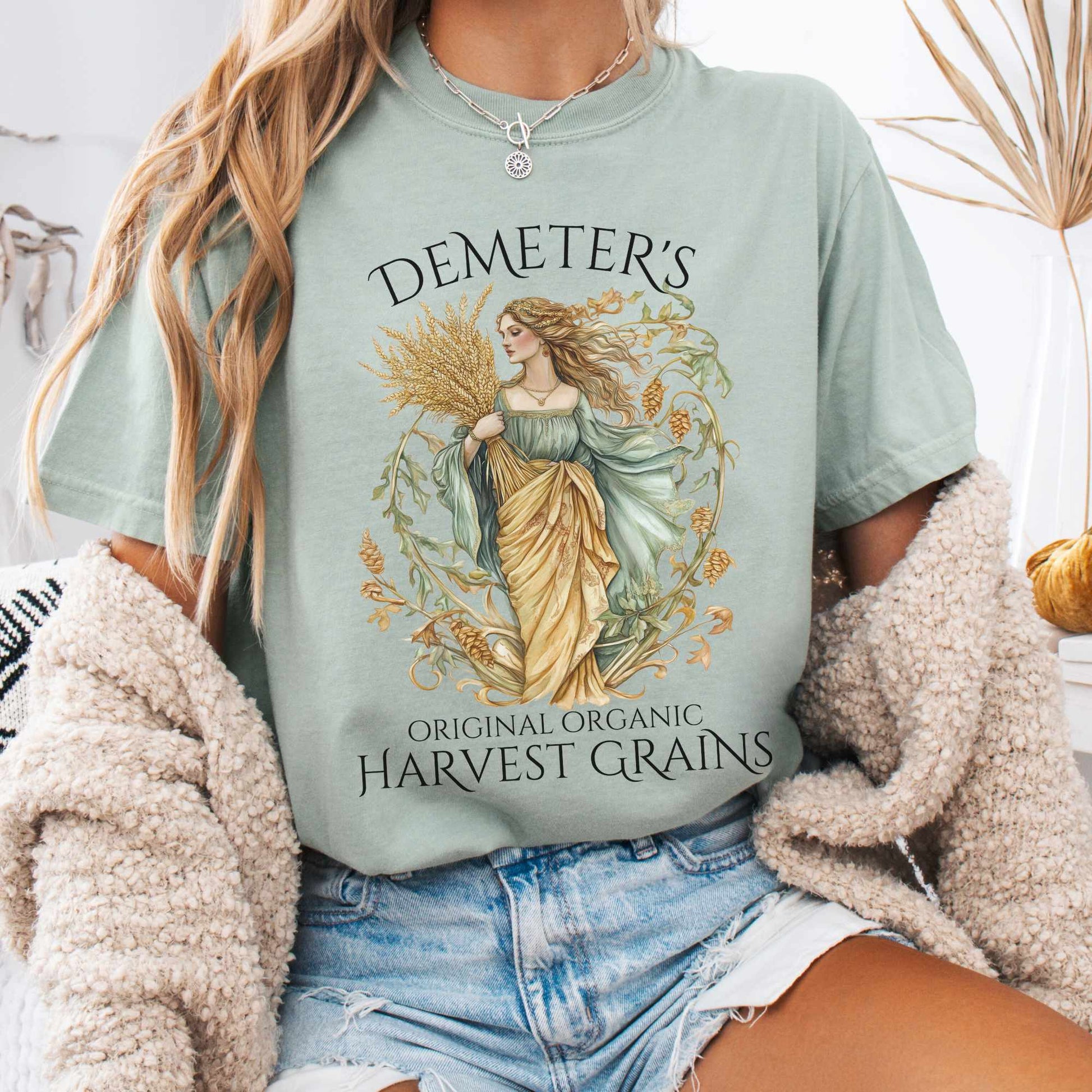 T-Shirt Bay / S Demeter's Original Organic Harvest Grains Tee The Mystic Eden