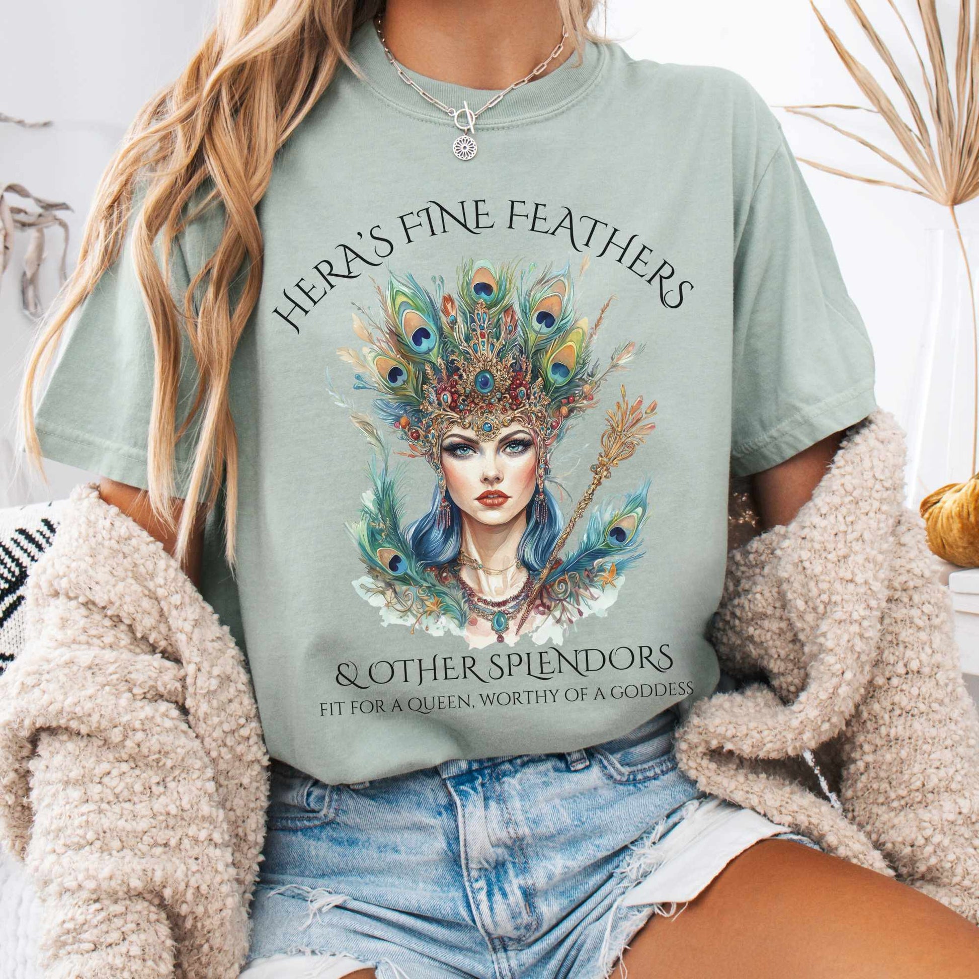 T-Shirt Bay / S Hera's Fine Feathers & Other Splendors Tee The Mystic Eden