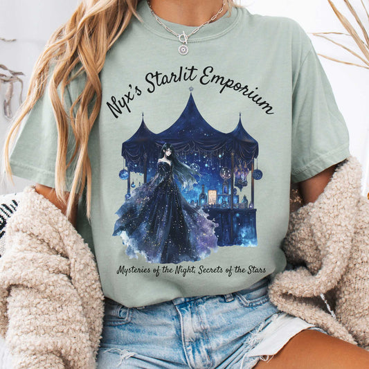T-Shirt Bay / S Nyx's Starlit Emporium Greek Goddess Shirt The Mystic Eden