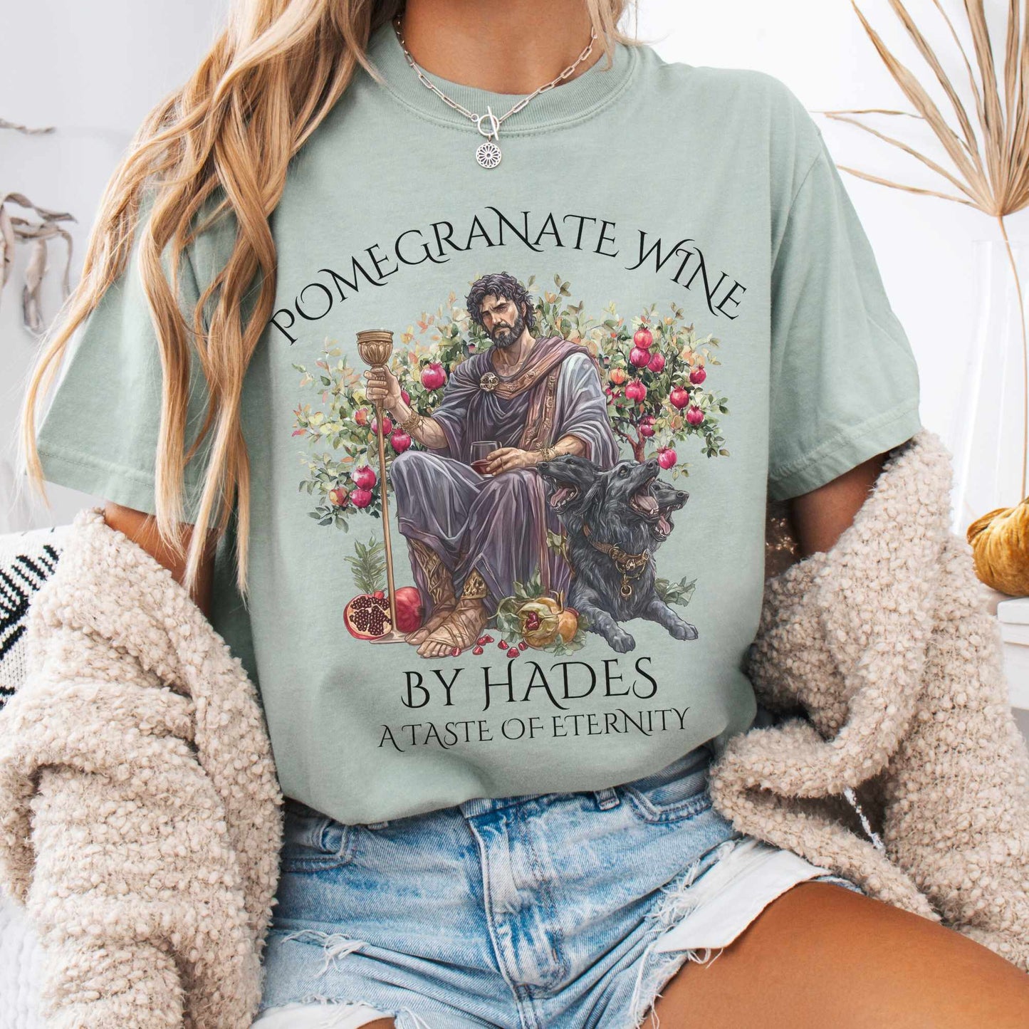 T-Shirt Bay / S Pomegranate Wine A Taste of Eternity Tee The Mystic Eden