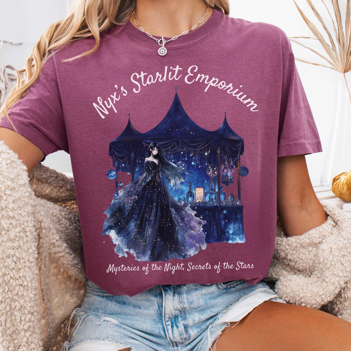 T-Shirt Berry / S Nyx's Starlit Emporium Greek Goddess Shirt The Mystic Eden