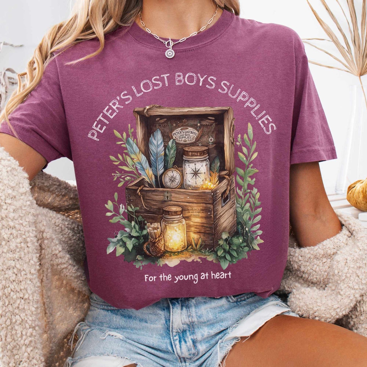 T-Shirt Berry / S Peter's Lost Boys Supplies Shirt The Mystic Eden