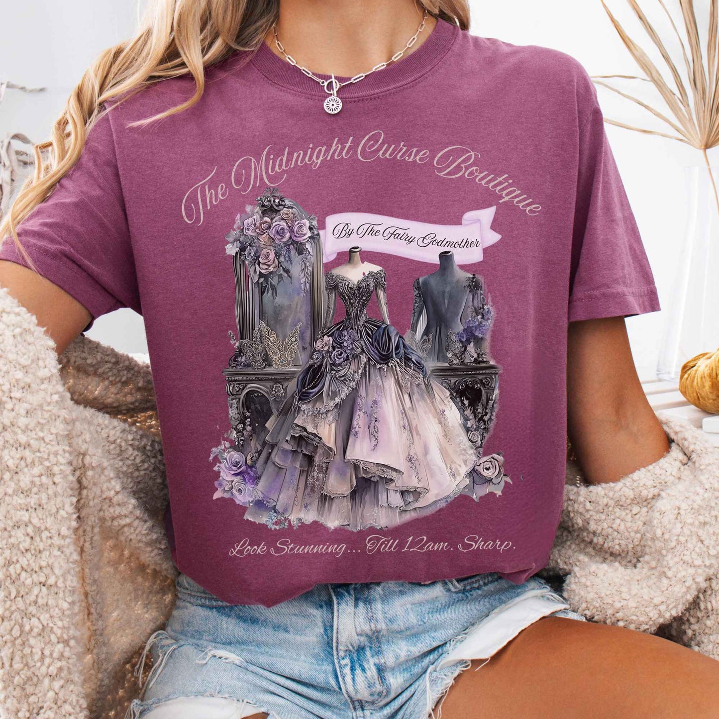 T-Shirt Berry / S The Midnight Curse Boutique Fairytale Shirt The Mystic Eden