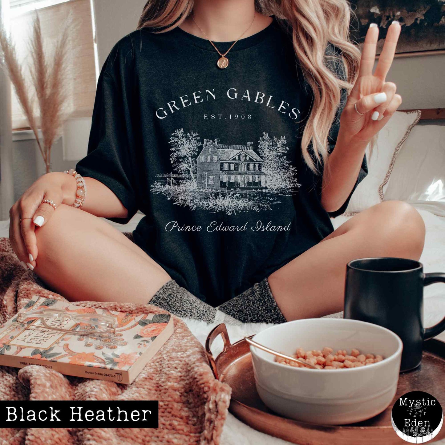 T-Shirt Black Heather / XS Anne of Green Gables Shirt The Mystic Eden