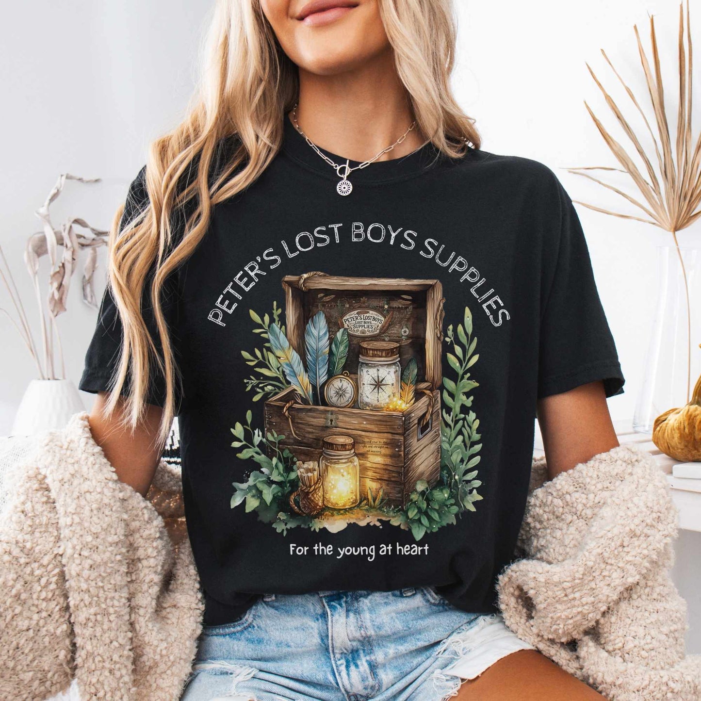 T-Shirt Black / S Peter's Lost Boys Supplies Shirt The Mystic Eden