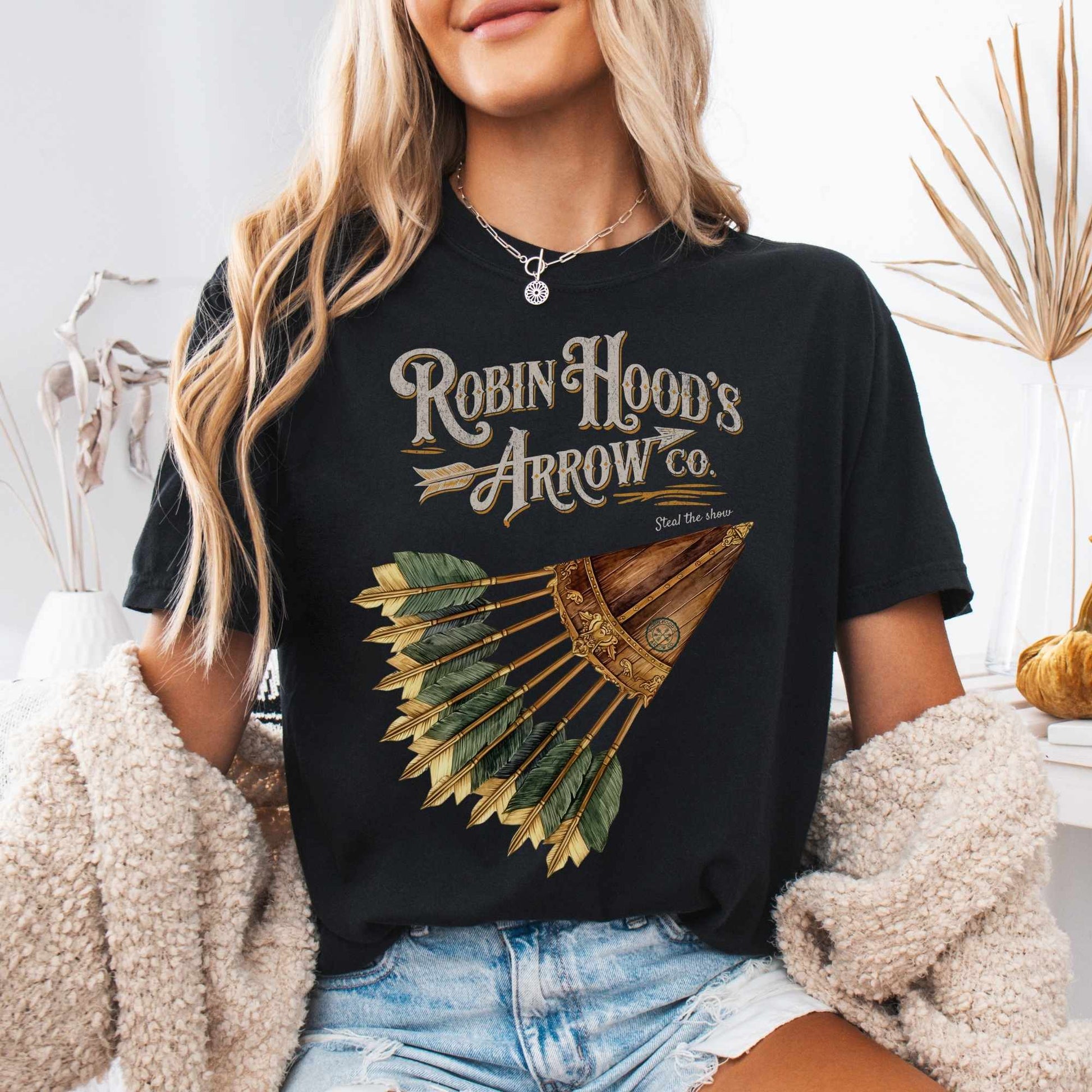 T-Shirt Black / S Robin Hood's Arrow Co. Shirt The Mystic Eden