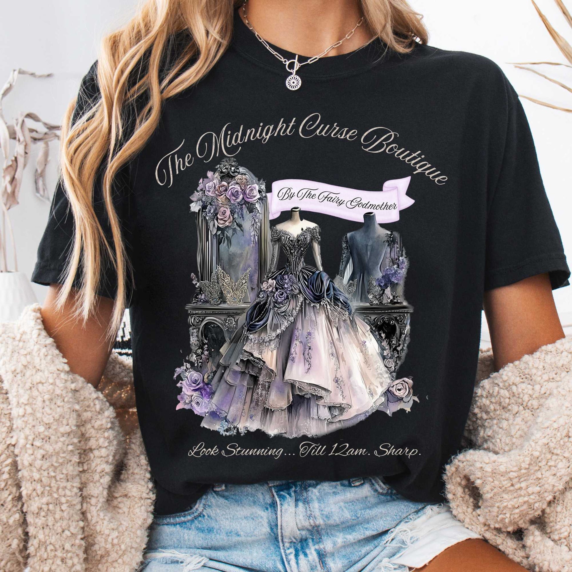 T-Shirt Black / S The Midnight Curse Boutique Fairytale Shirt The Mystic Eden