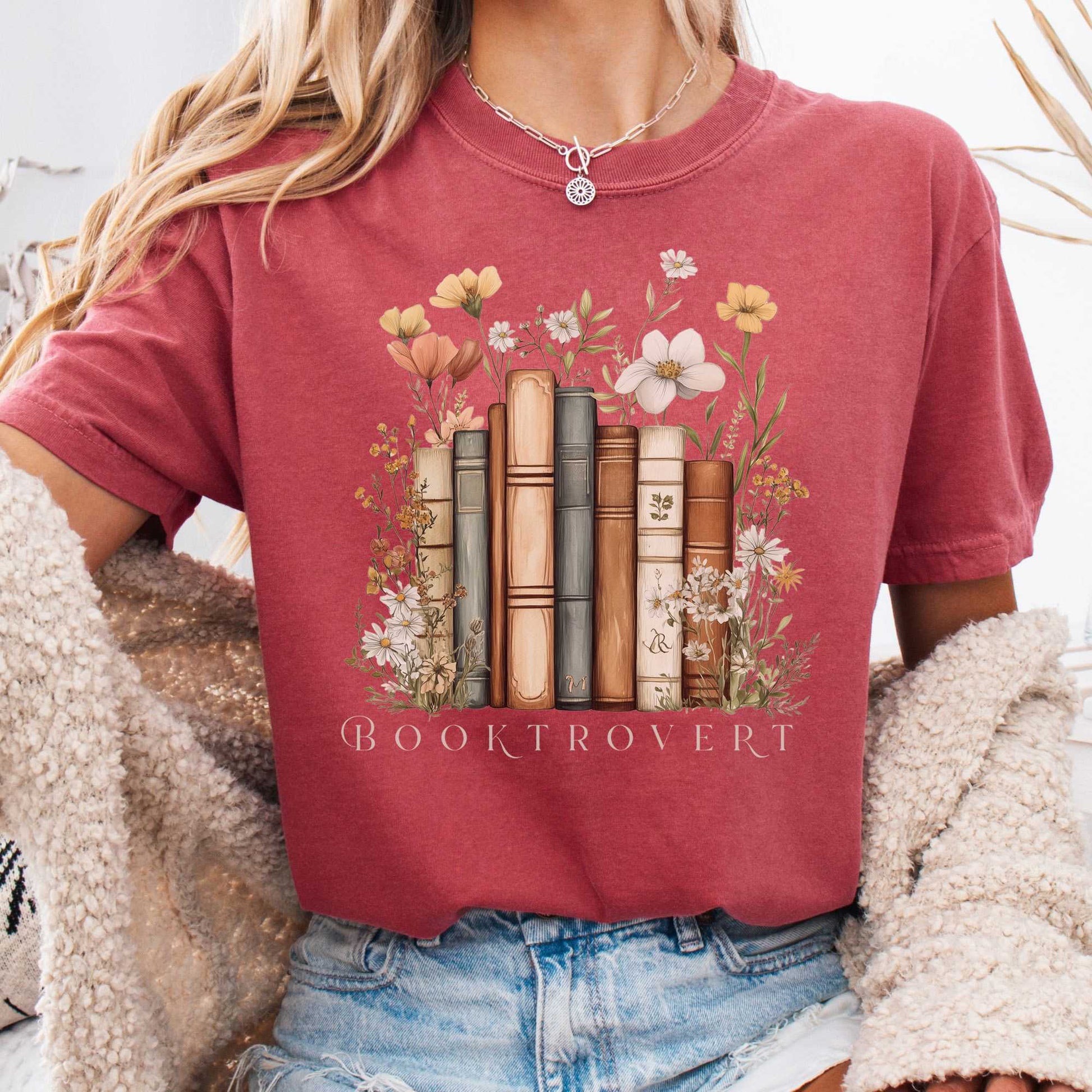 T-Shirt Crimson / S Booktrovert shirt The Mystic Eden