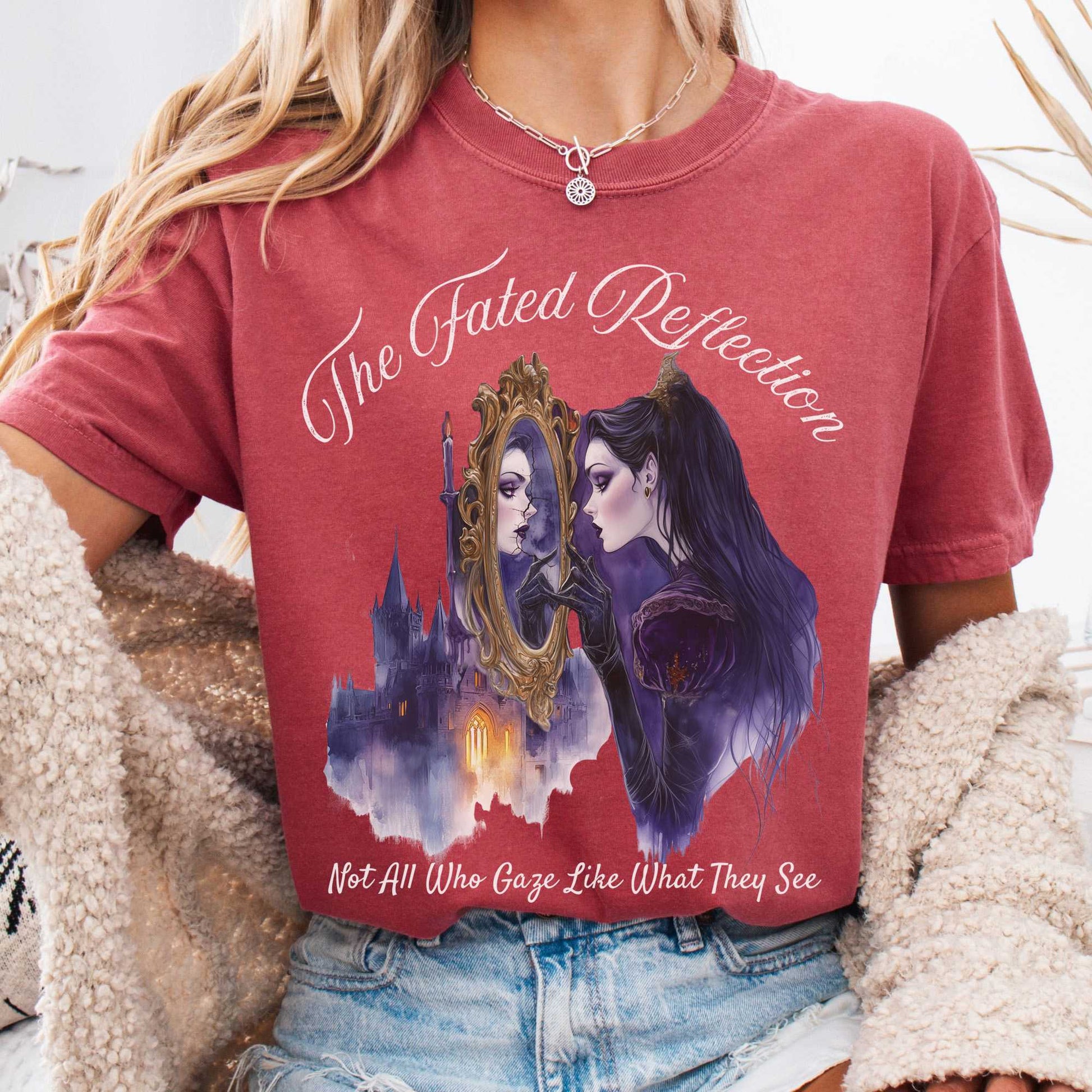 T-Shirt Crimson / S The Fated Reflection Fairytale Shirt The Mystic Eden