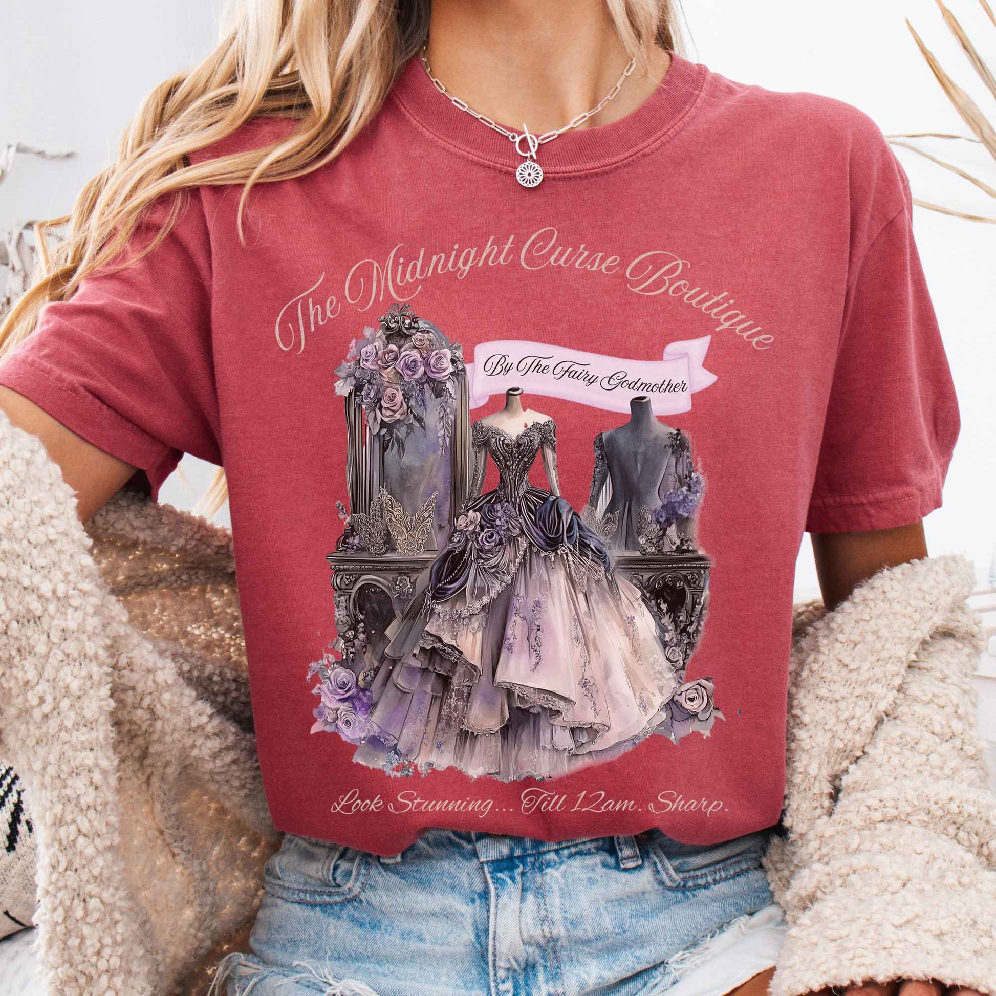 T-Shirt Crimson / S The Midnight Curse Boutique Fairytale Shirt The Mystic Eden