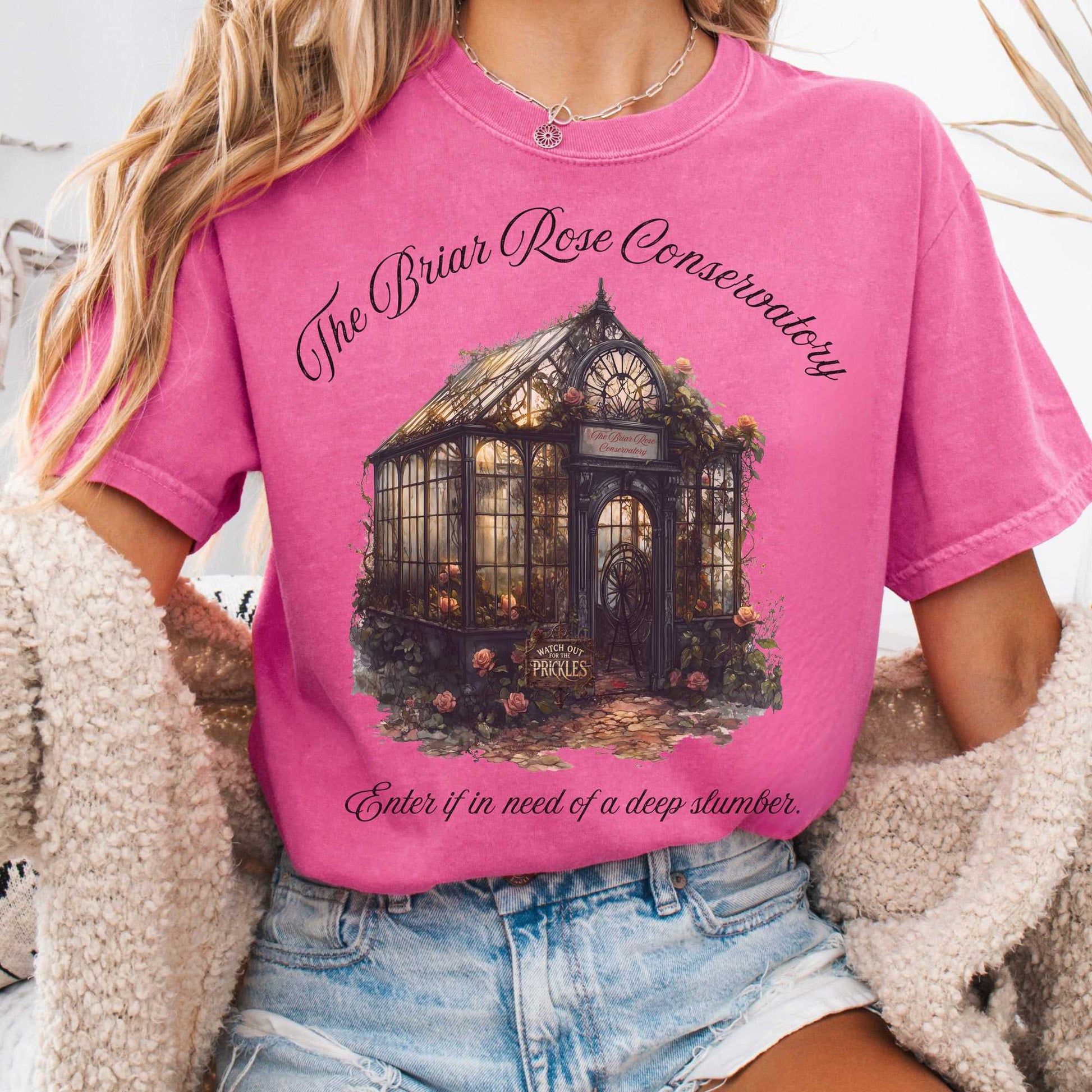 T-Shirt Crunchberry / S The Briar Rose Conservatory Fairytale Shirt The Mystic Eden