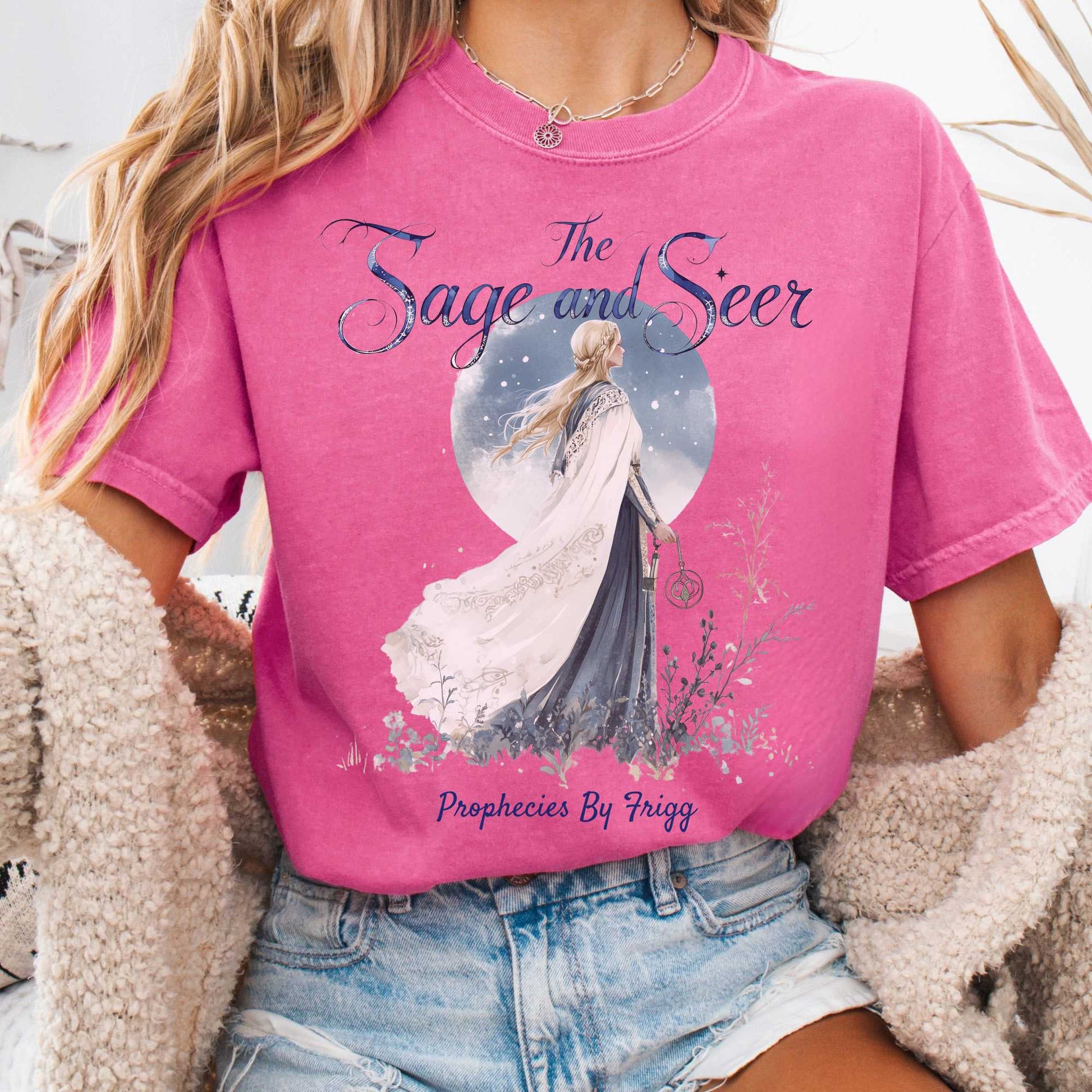 T-Shirt Crunchberry / S The Sage and Seer Prophecies by Frigg Norse Goddess Shirt The Mystic Eden