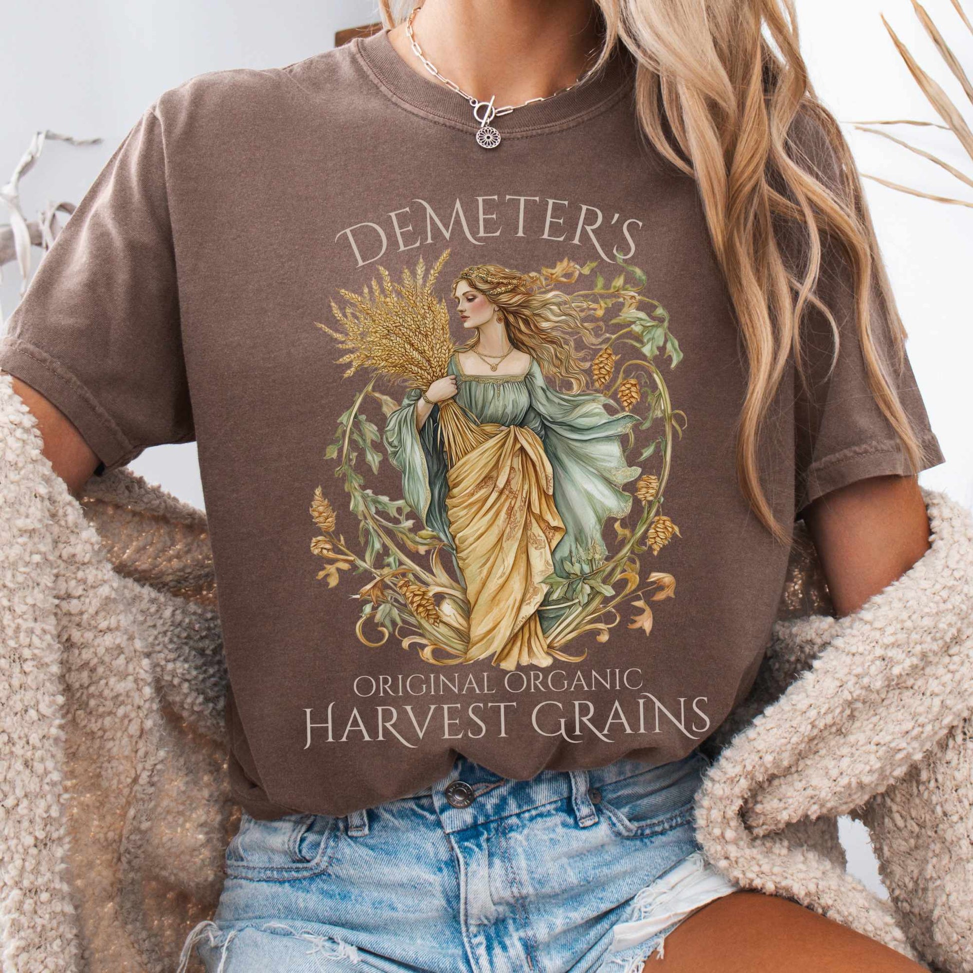 T-Shirt Demeter's Original Organic Harvest Grains Tee The Mystic Eden