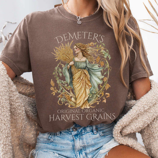 T-Shirt Demeter's Original Organic Harvest Grains Tee The Mystic Eden